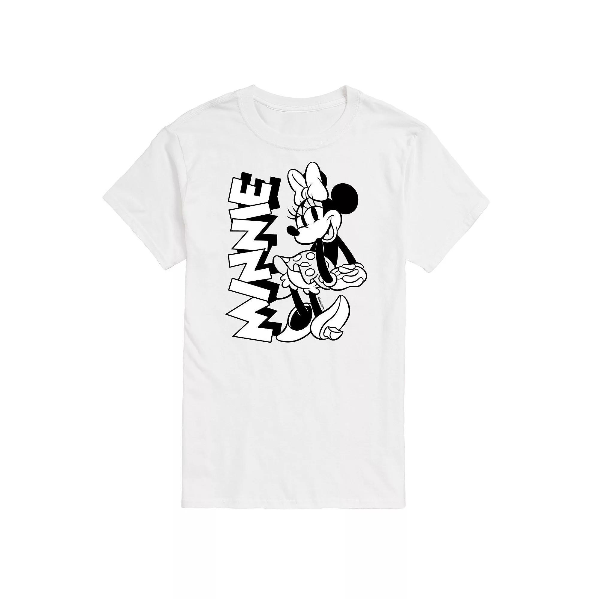 Disney's Minnie Mouse Big & Tall Graphic Tee, Men's, Size: 3XB, White Product Image