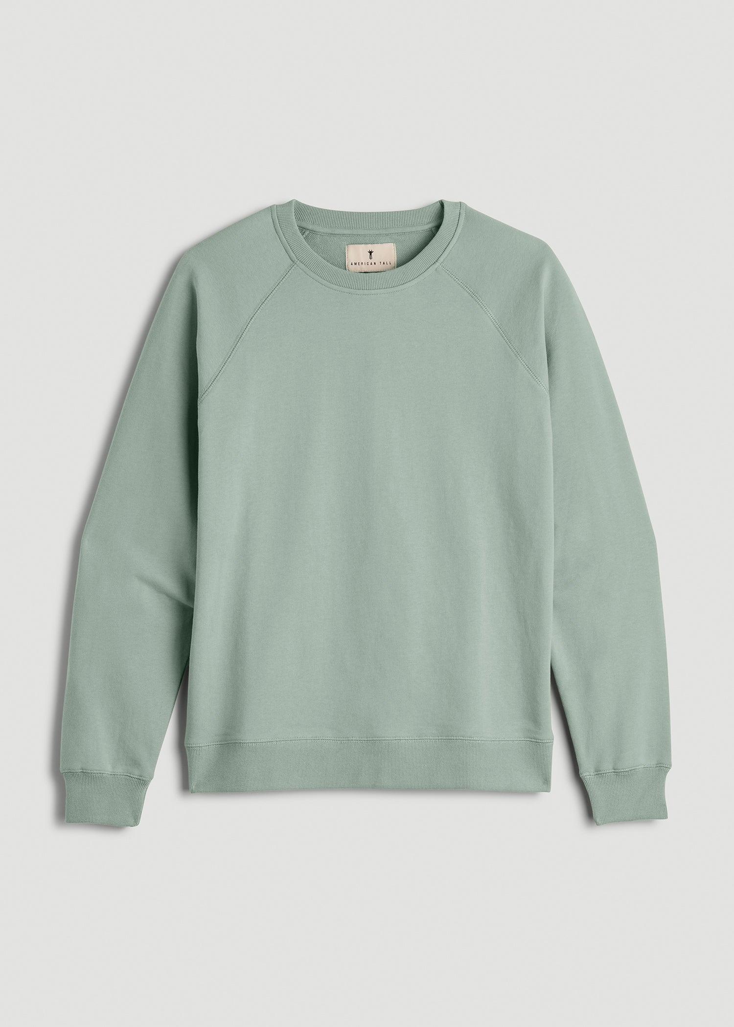 Wearever French Terry Women's Tall Crewneck Sweatshirt in Seagrass Female Product Image
