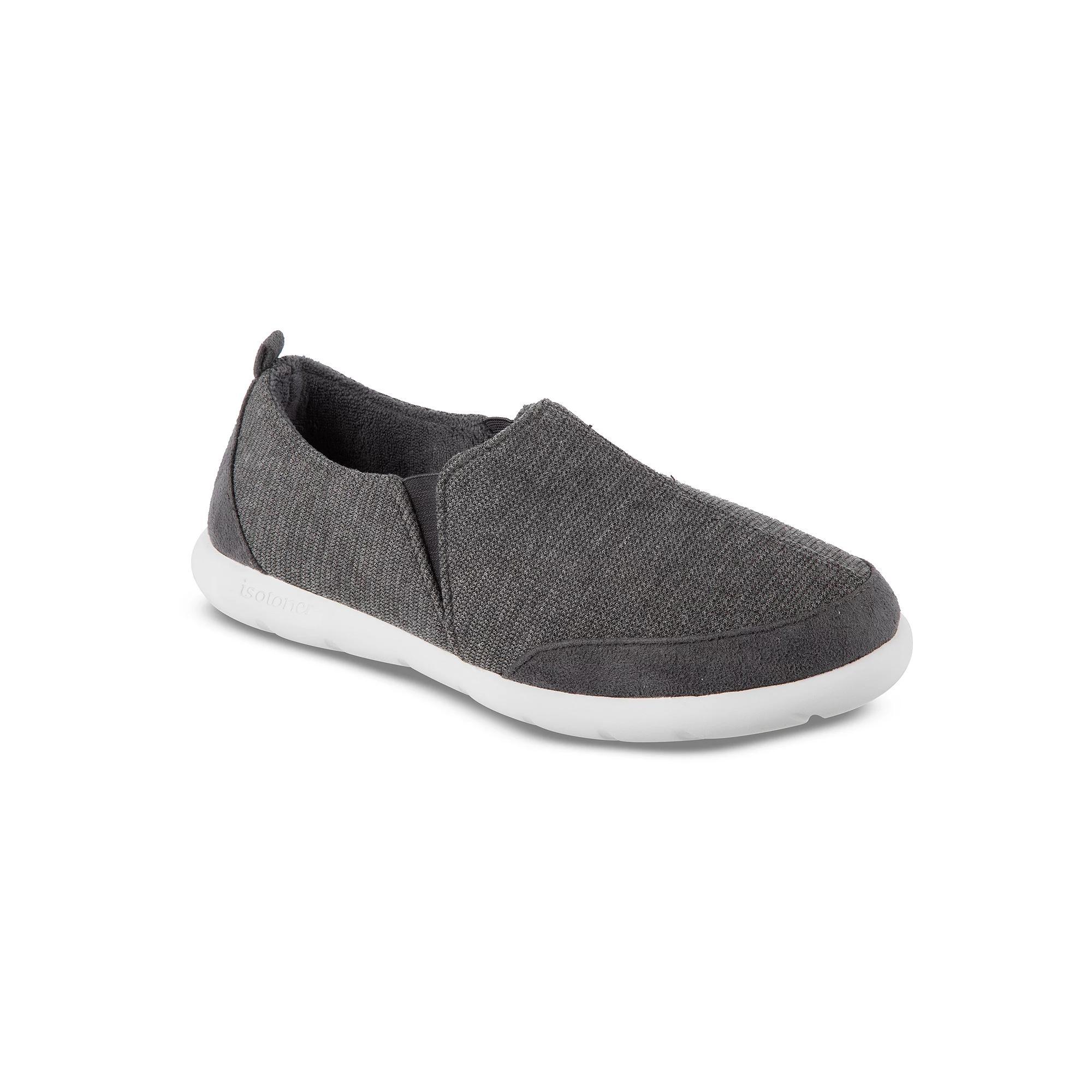 Zenz from isotoner Nathan Men's Slip-Ons, Size: 8 Medium, Mineral Product Image
