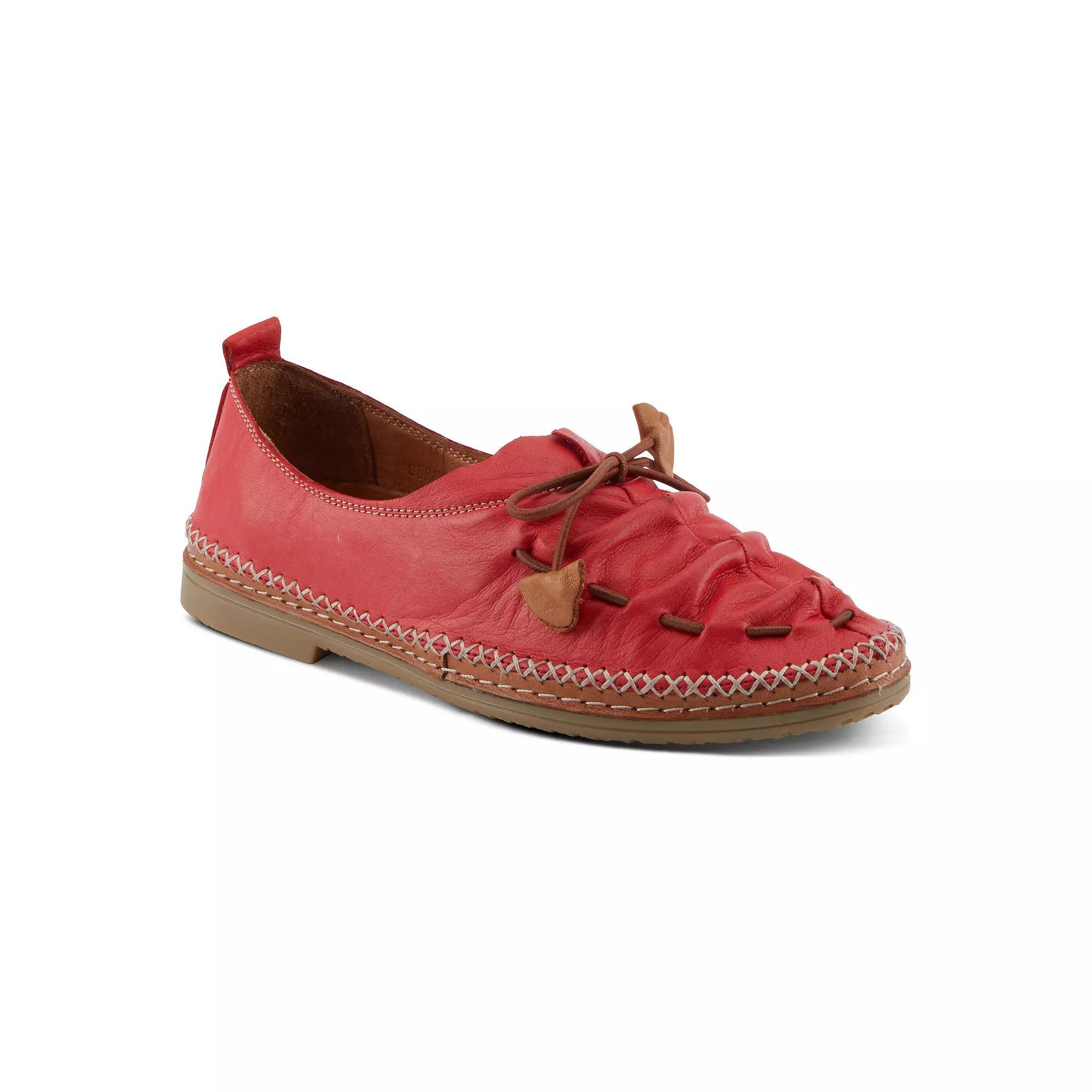 Spring Step Brandal Women's Leather Loafers, Size: 38, Red Product Image