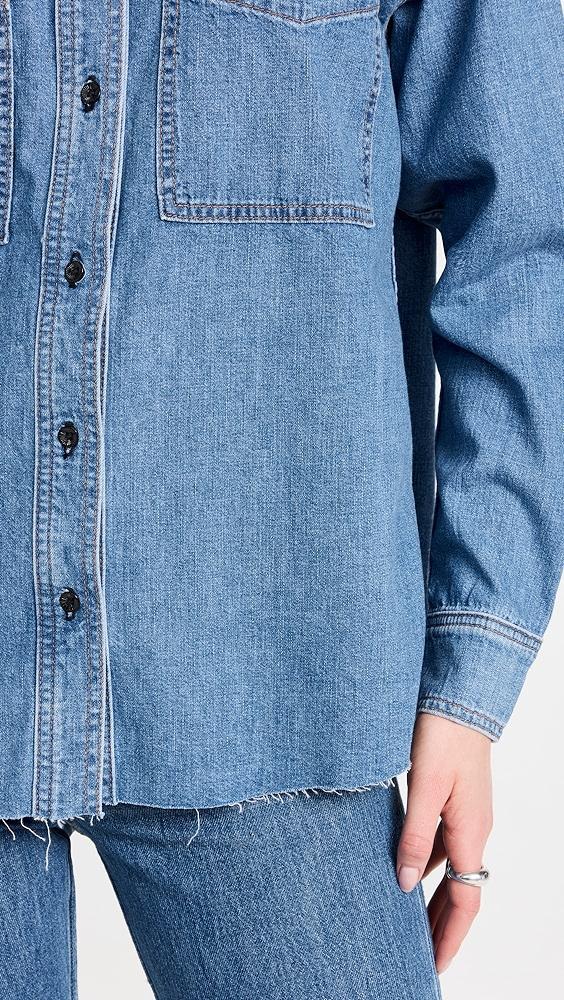 ASKK NY Oversized Denim Shirt | Shopbop Product Image