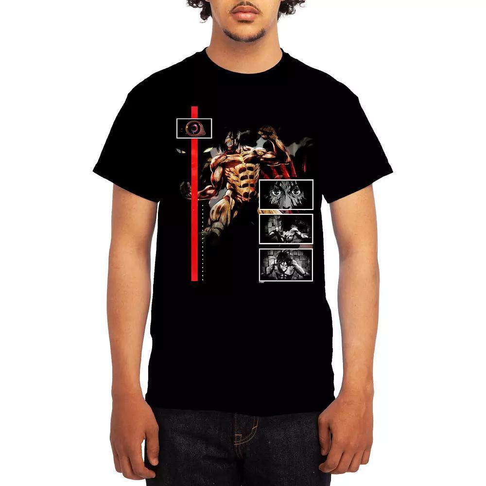 Men's Attack on Titan Standing on Titan Tee, Boy's, Size: Small, Black Product Image
