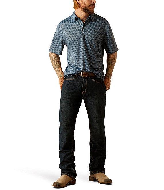 Ariat Allover Printed Short Sleeve Polo Shirt Product Image