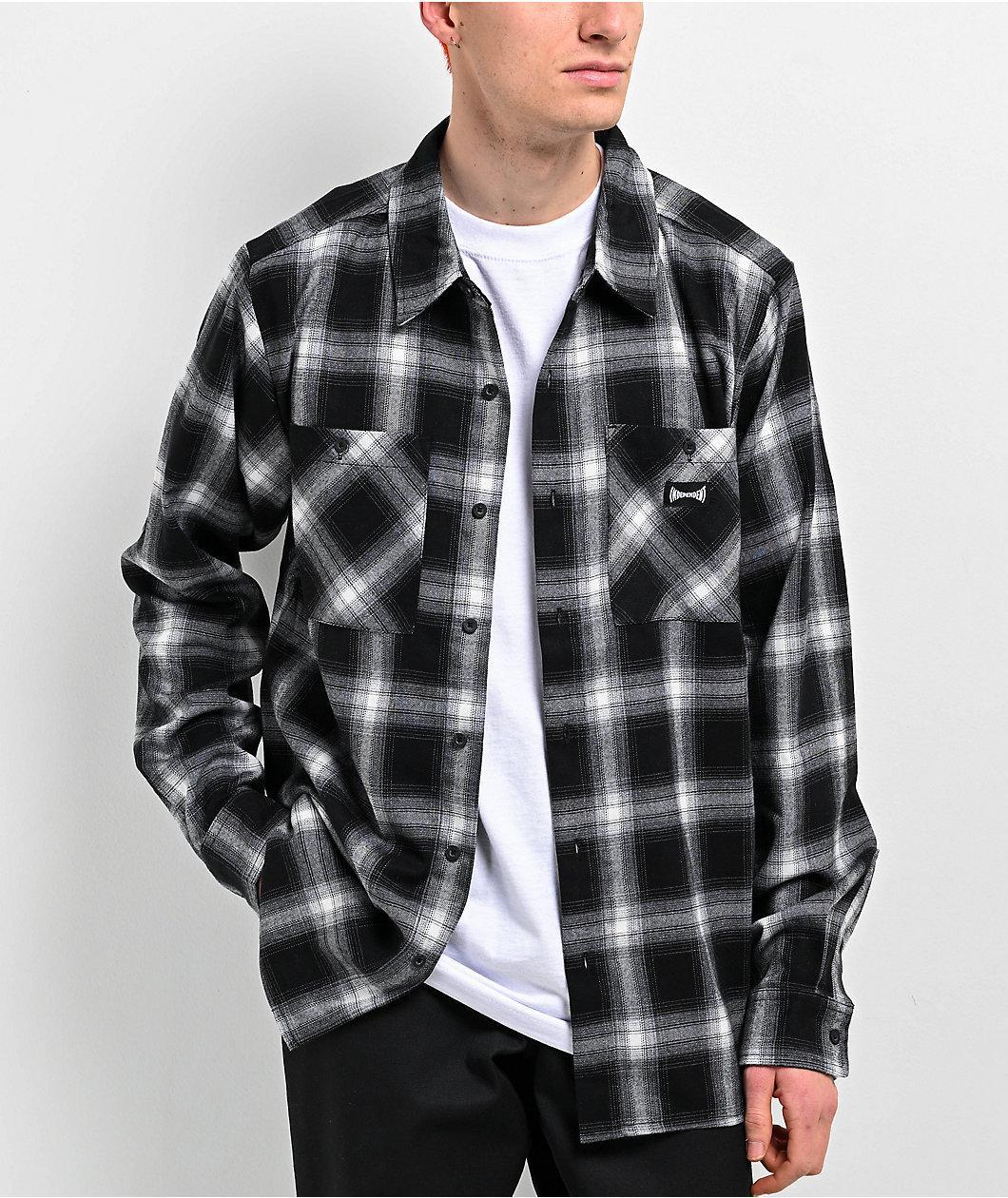 Independent Legacy Black & White Flannel Shirt Product Image
