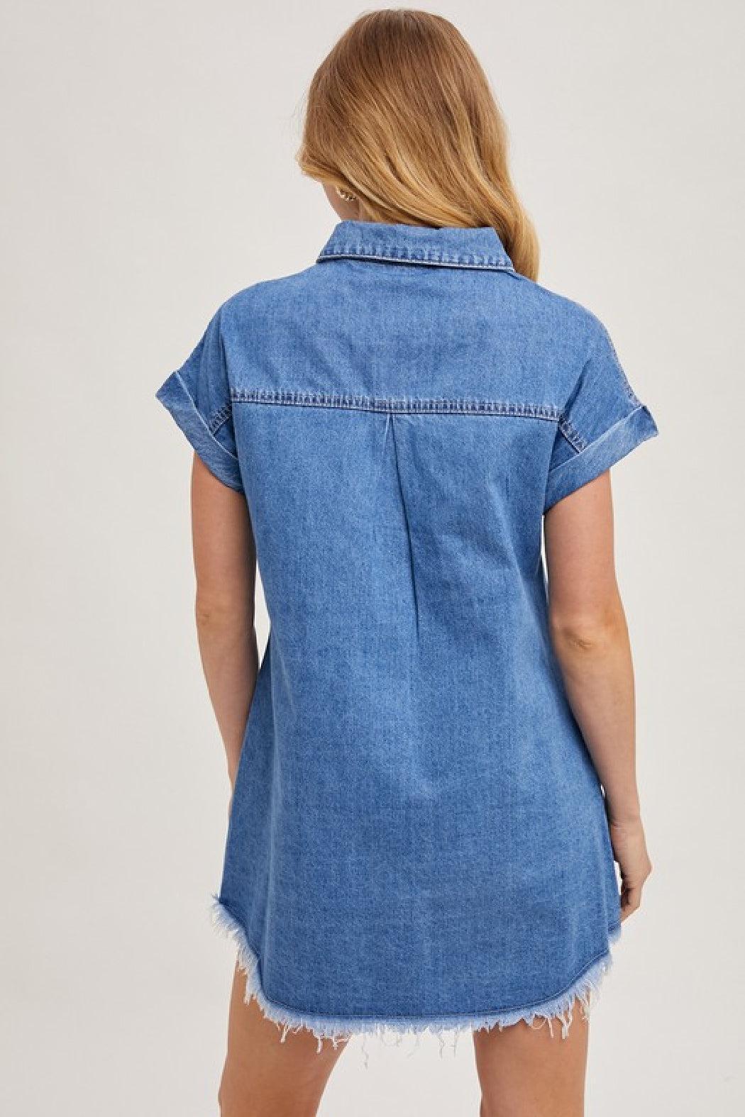 Antonella Denim Dress Product Image