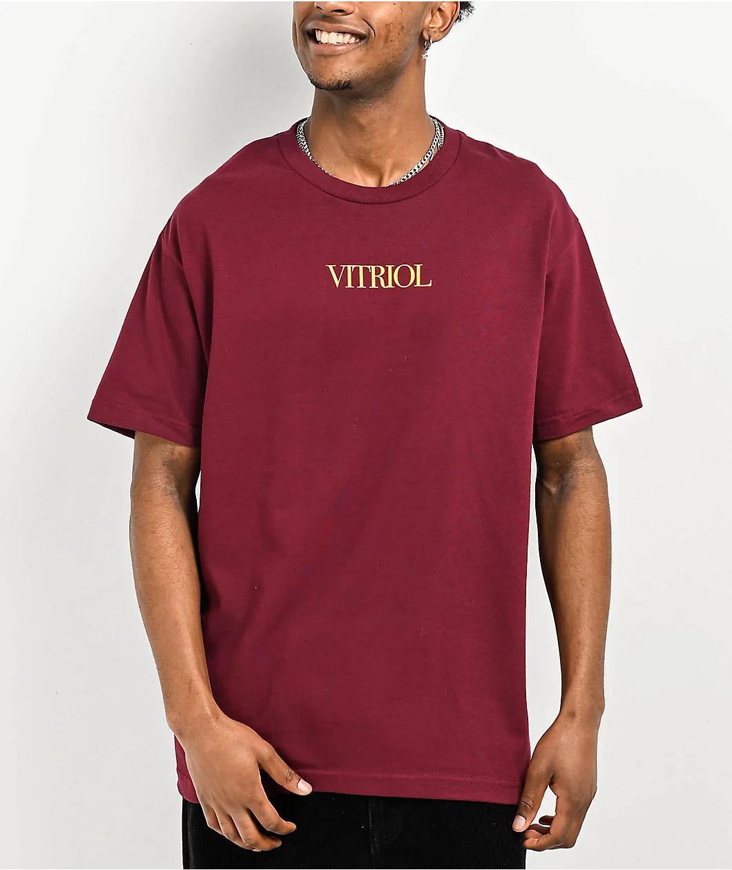 Vitriol Angelish Maroon T-Shirt Product Image