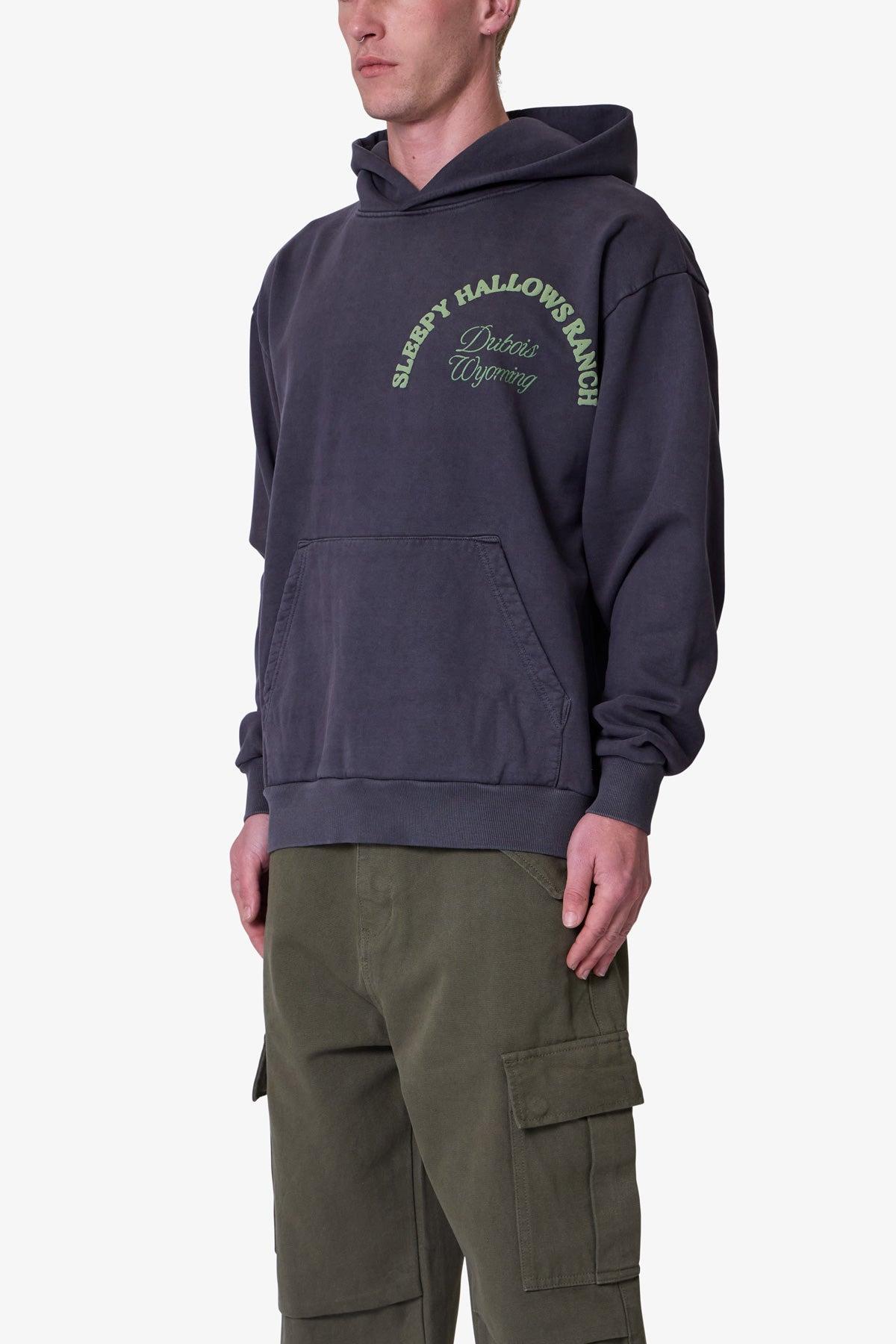 Rearing Horse Hoodie - Washed Black Product Image