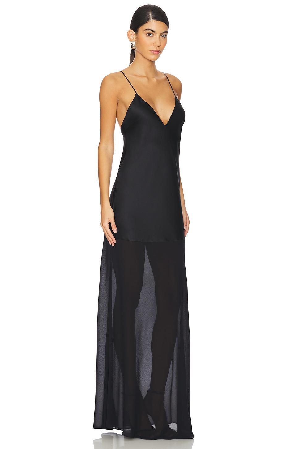 Vienna Satin Maxi Dress SER.O.YA Product Image