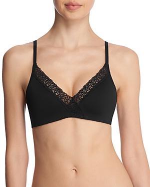 Natori Simply Lace Contour Plunge Underwire Bra Women's Bra Product Image