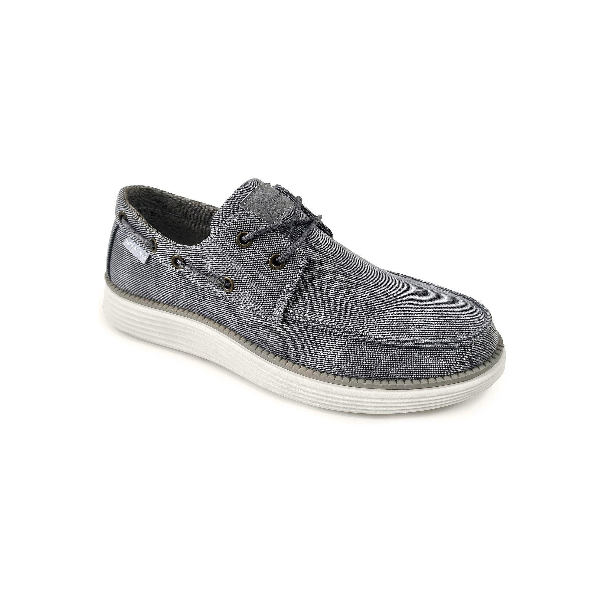 Akademiks Knox Men's Boat Shoes, Size: 10, Gray Product Image