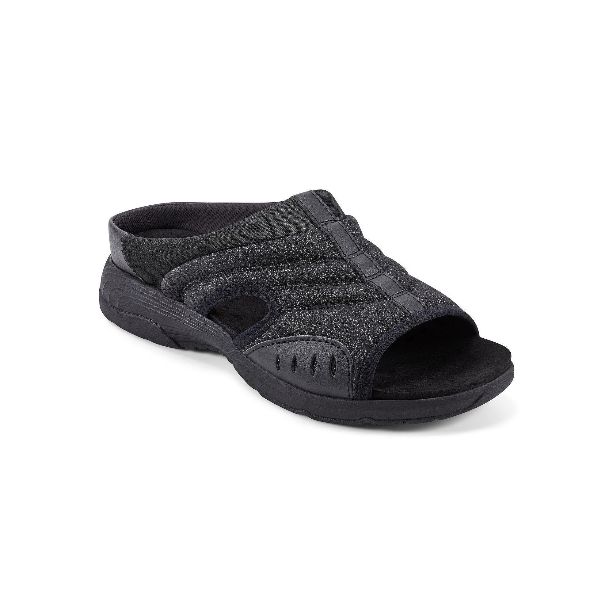 Easy Spirit Traciee Women's Slide Sandals, Size: 8.5, Black Glitter Product Image