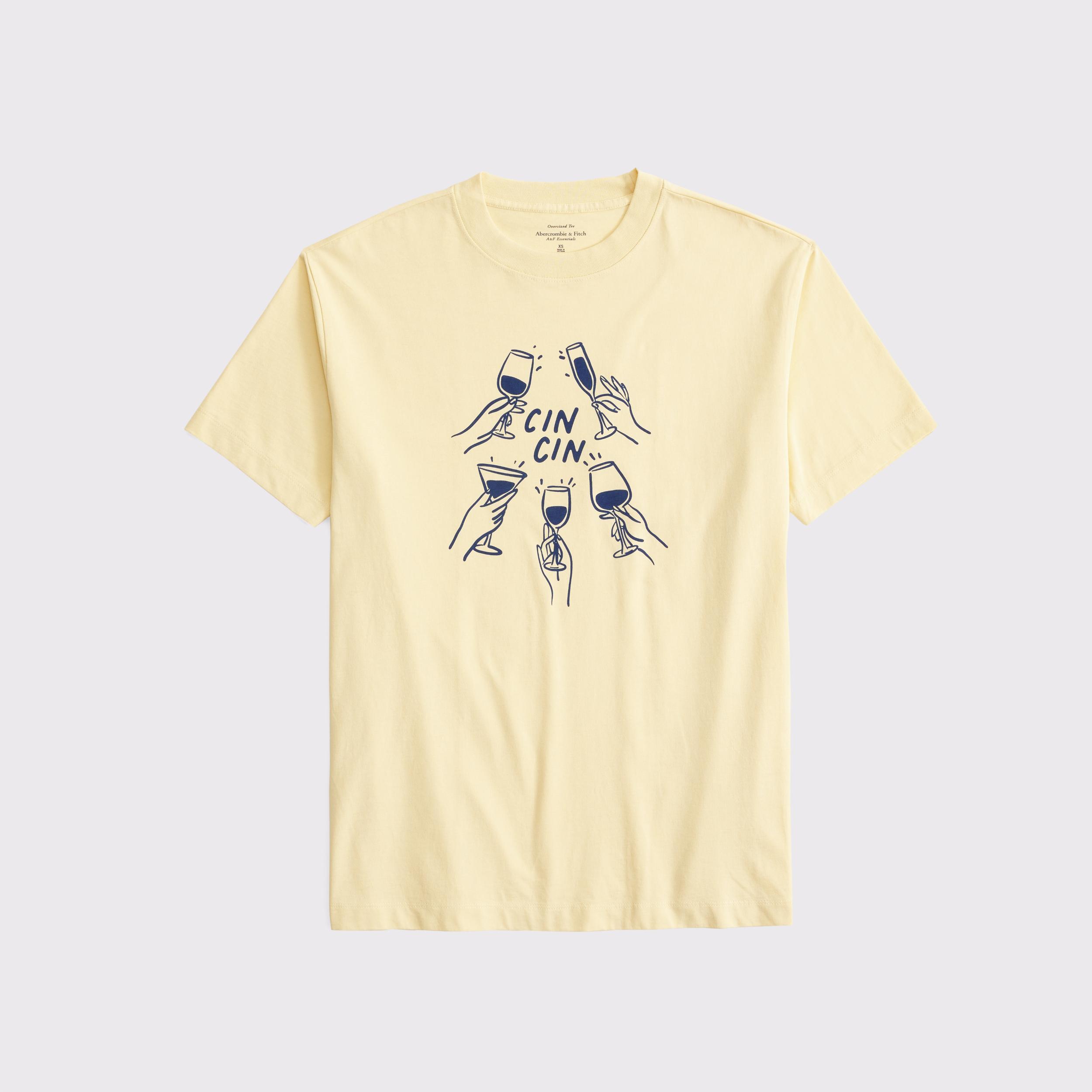 Oversized Cin Cin Graphic Tee Product Image