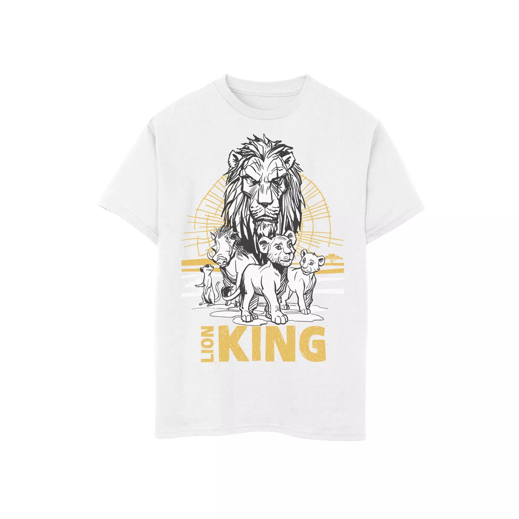 Disneys The Lion King Mens Scar, Simba & Nala Graphic Tee Product Image
