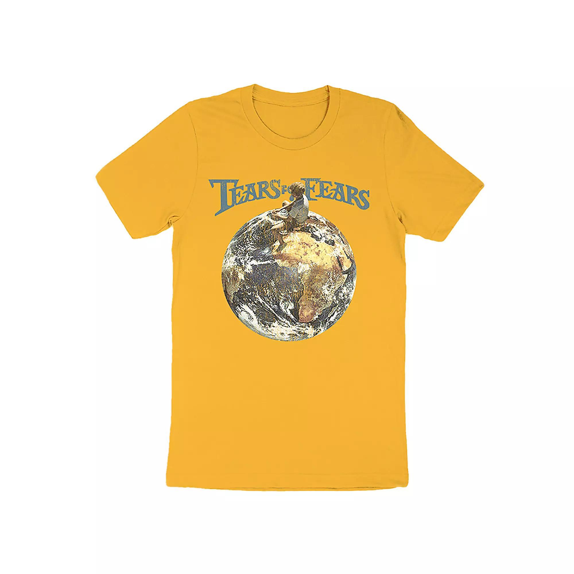 Men's Tears For Fears Globe Tour Tee, Size: XXL, Yellow Product Image