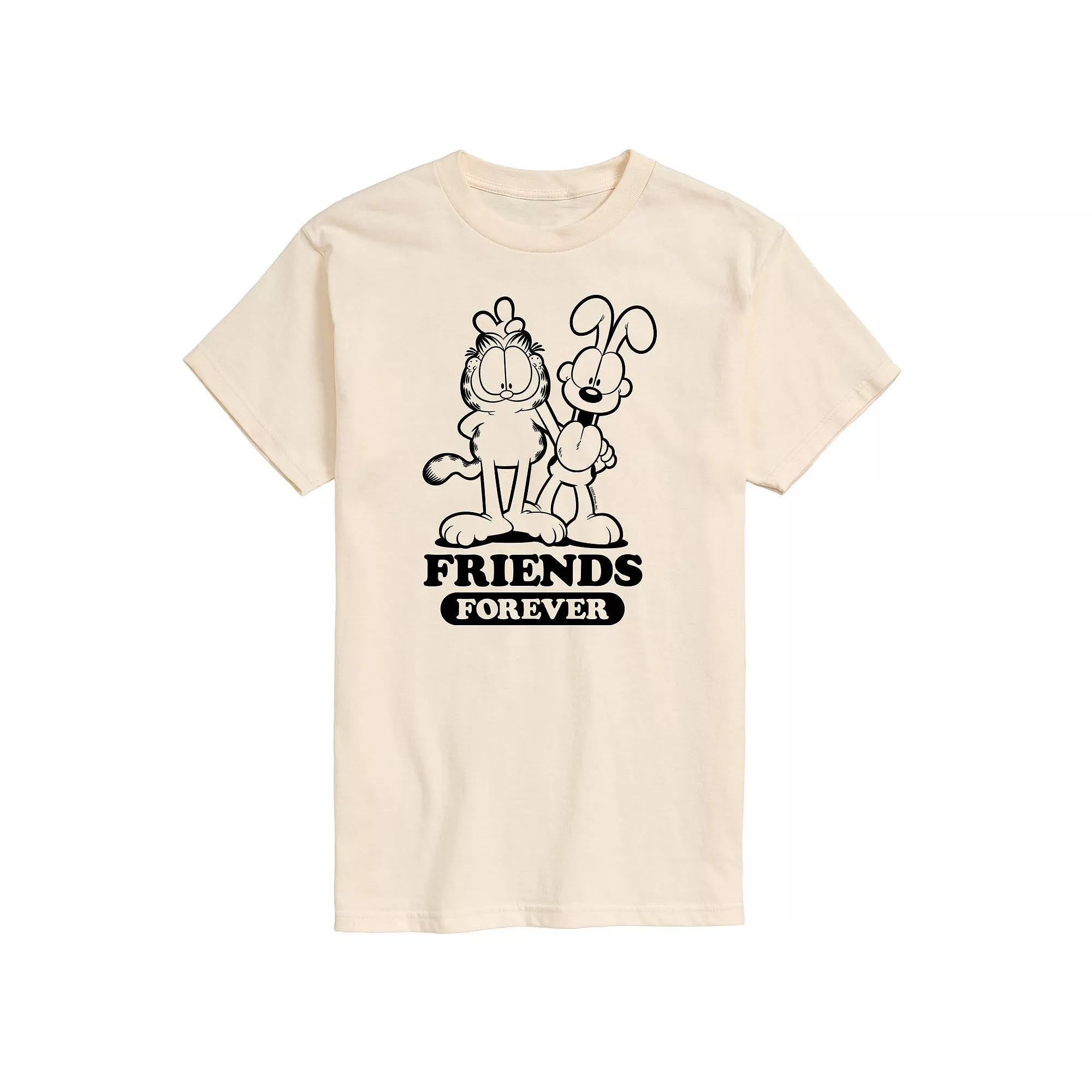 Mens Garfield Friends Forever Graphic Tee Product Image
