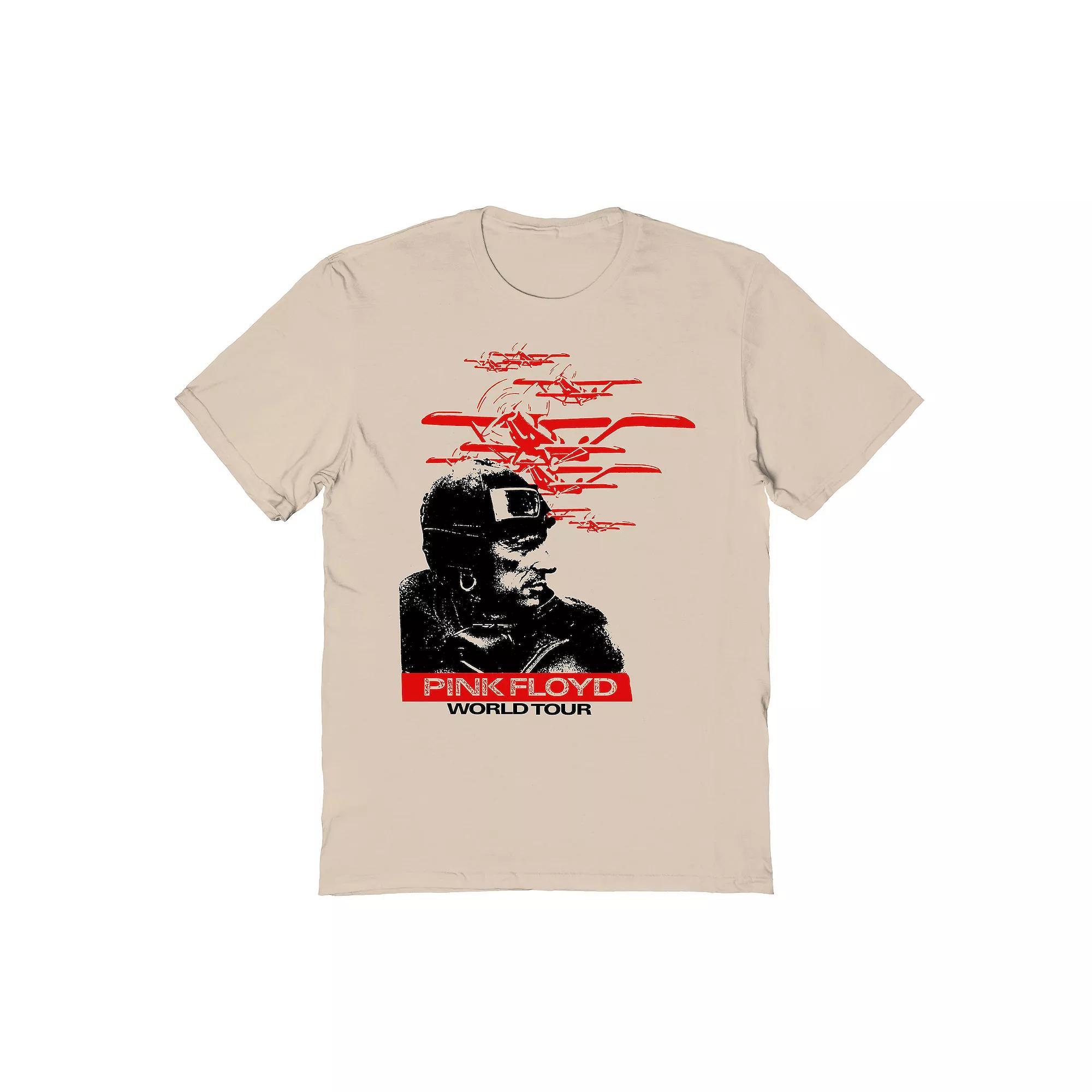 Men's World Tour 2 Graphic Tee, Size: Large, Brown Product Image