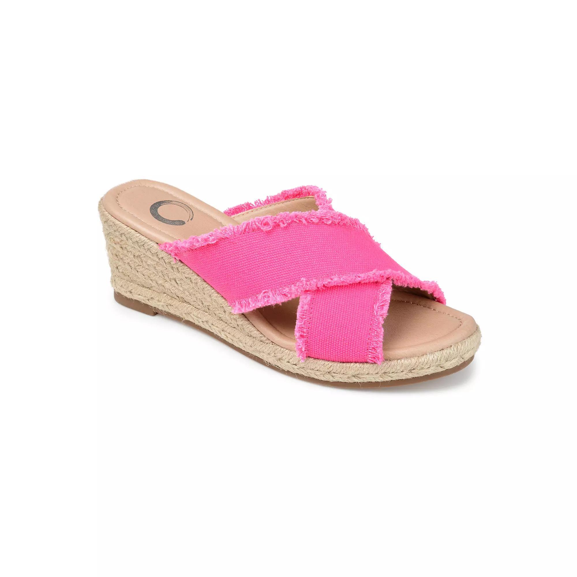 Journee Shanni Womens Wedge Sandals Product Image