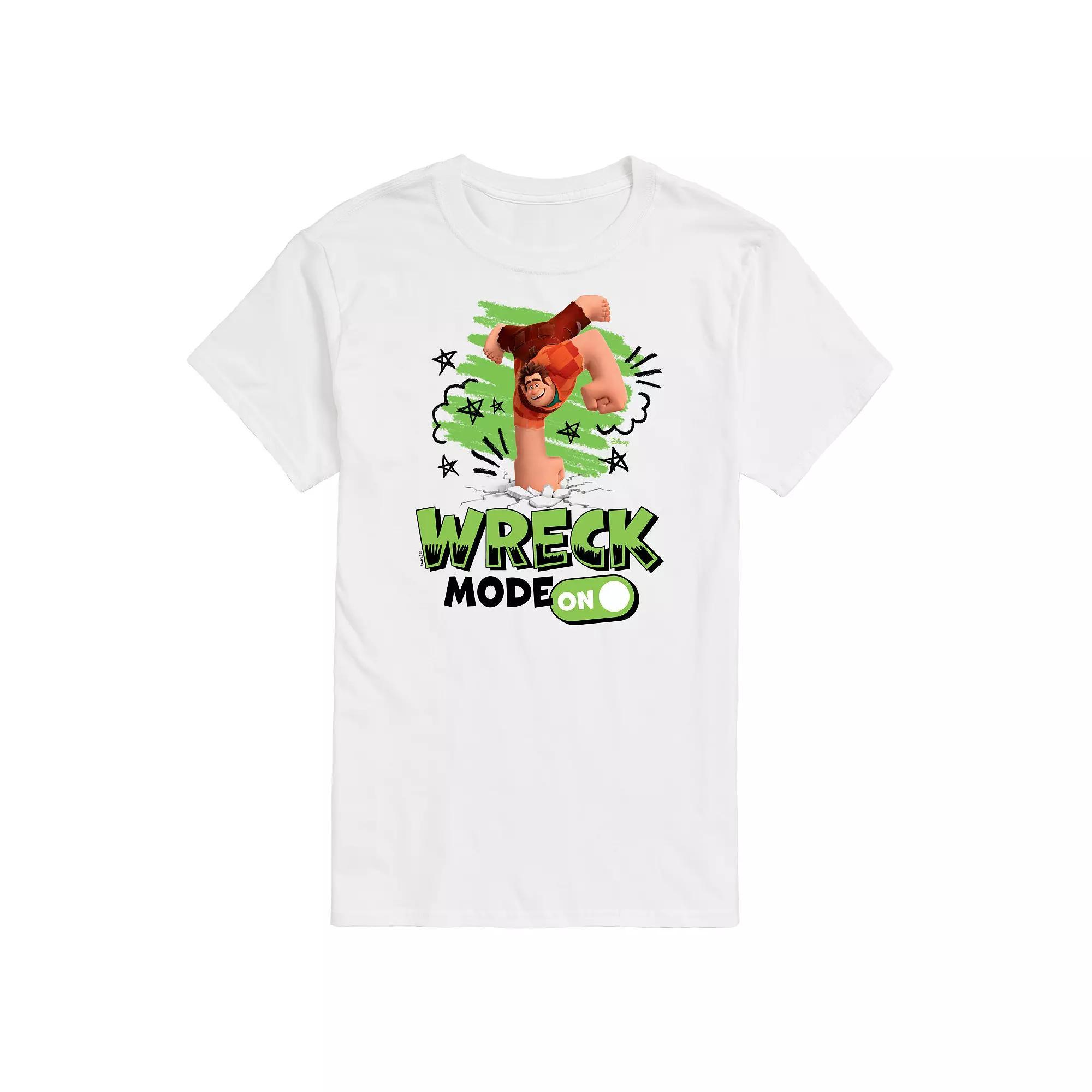 Disneys Wreck It Ralph Mens Wreck Mode On Graphic Tee Product Image