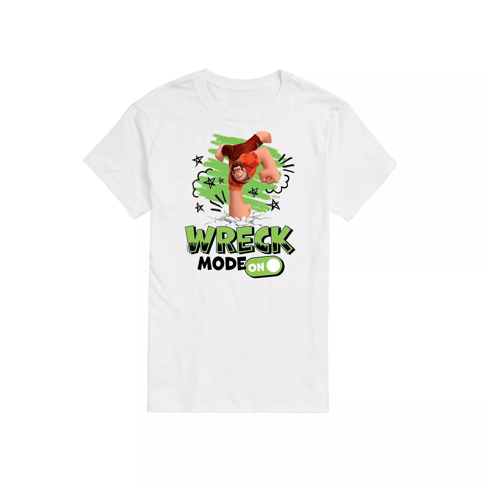 Disneys Wreck It Ralph Mens Wreck Mode On Graphic Tee Product Image