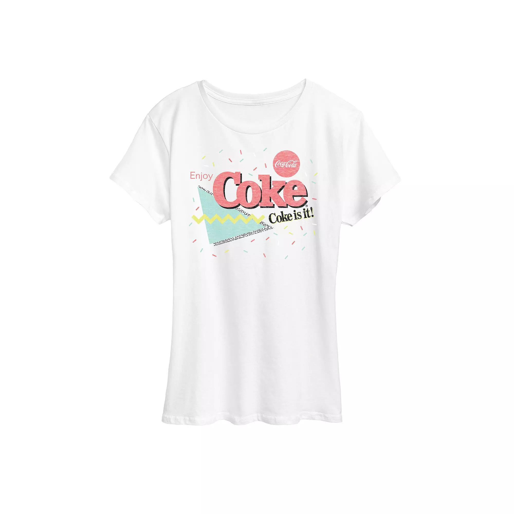 Womens Coca-Cola Coke 90s Graphic Tee, Girls Product Image