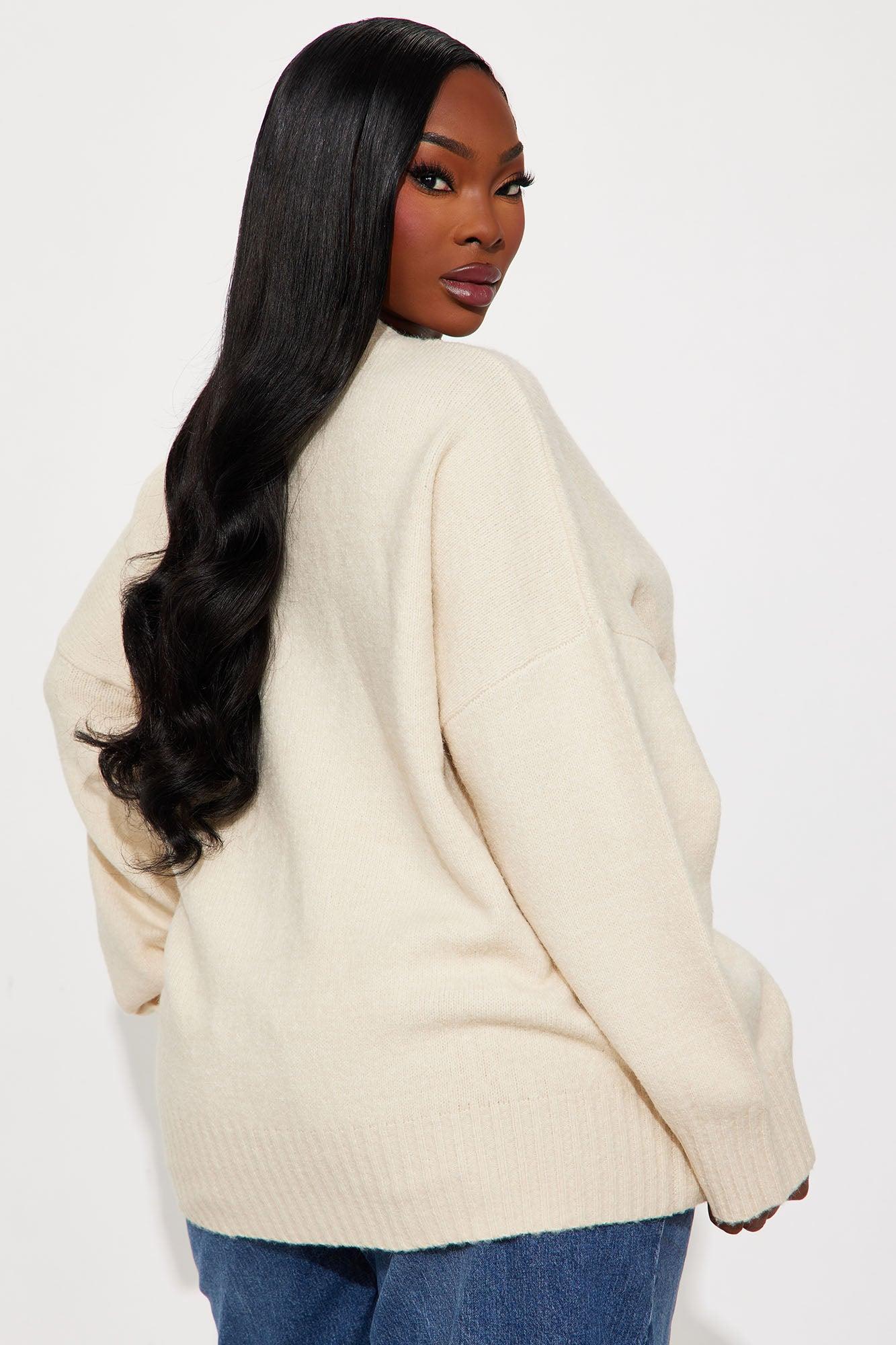 On Wednesdays Pullover Sweater - Cream Product Image