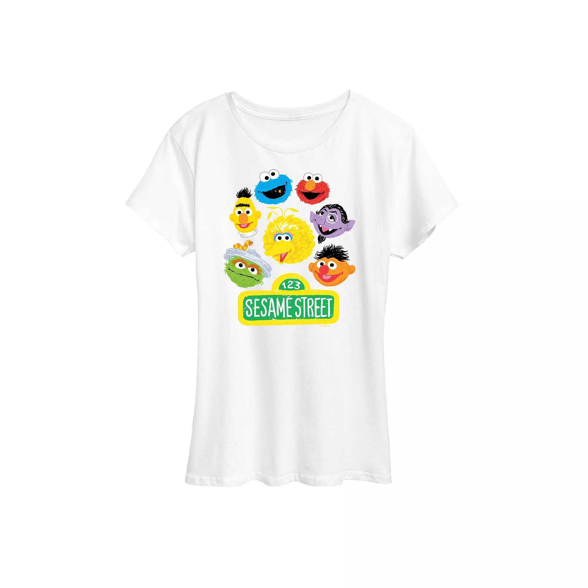 Womens Thankful Pumpkins Graphic Tee Grey Gray Product Image