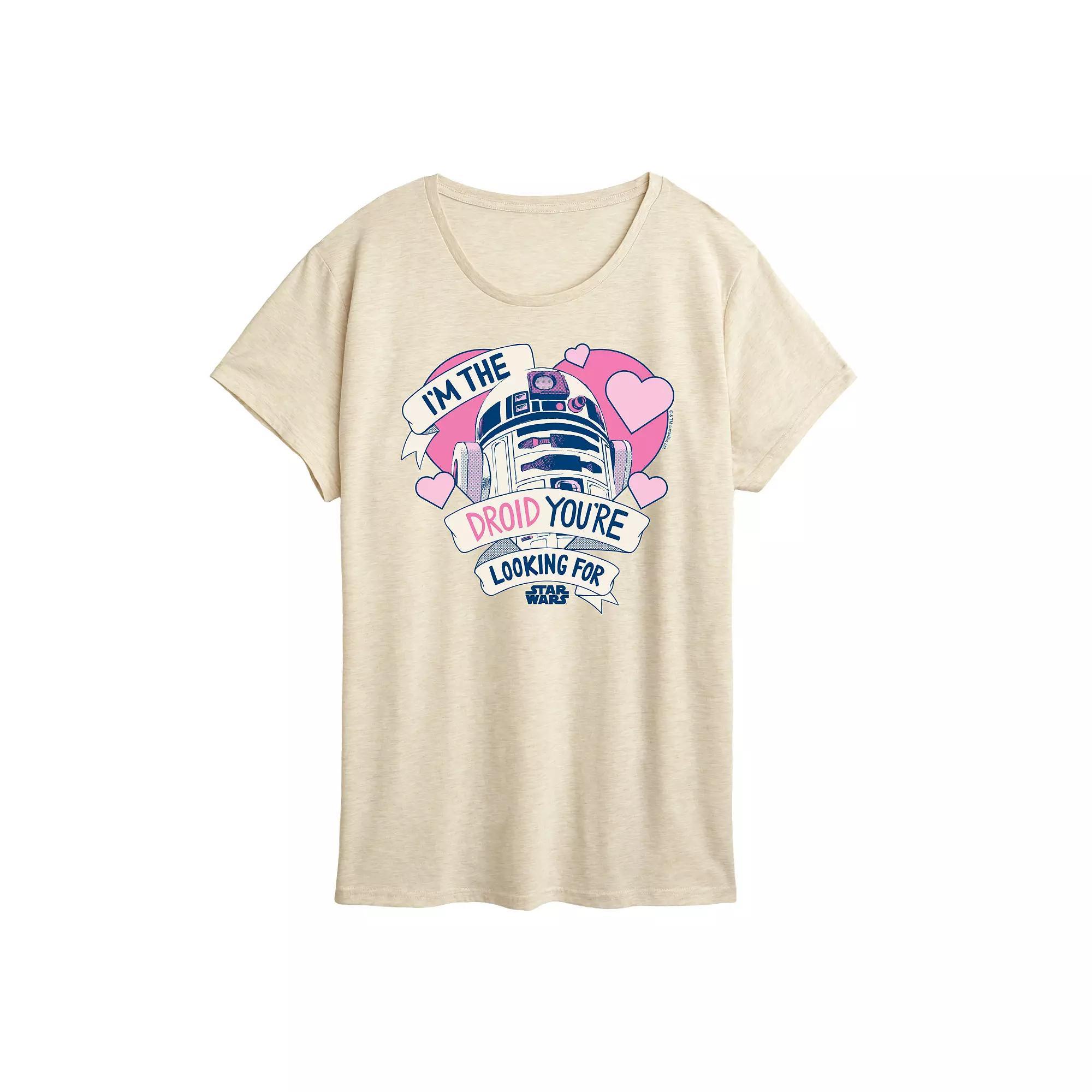 Womens Star Wars R2-D2 Im The Droid Youre Looking For Graphic Tee Product Image