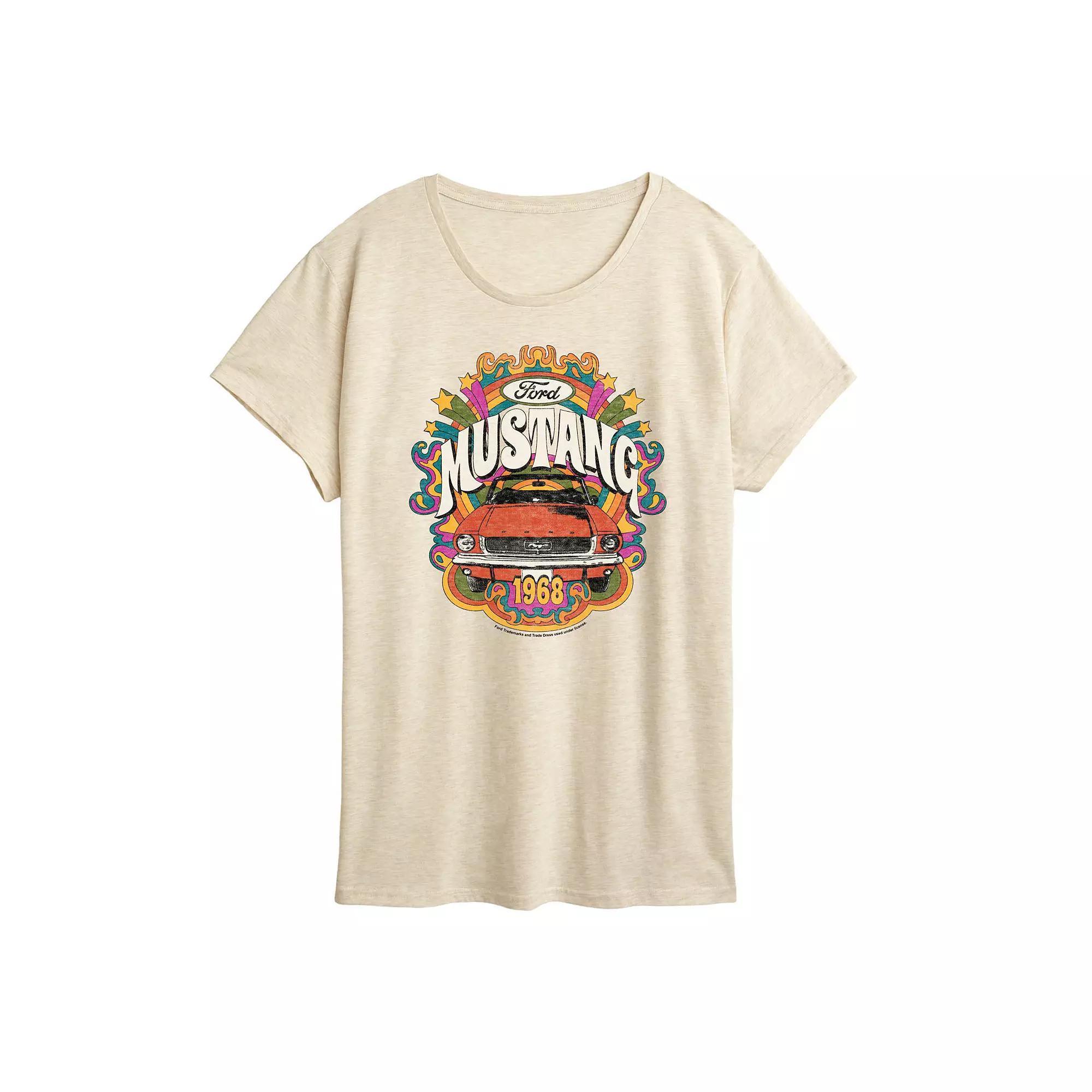 Womens Ford 1968 Ford Mustang Graphic Tee Product Image