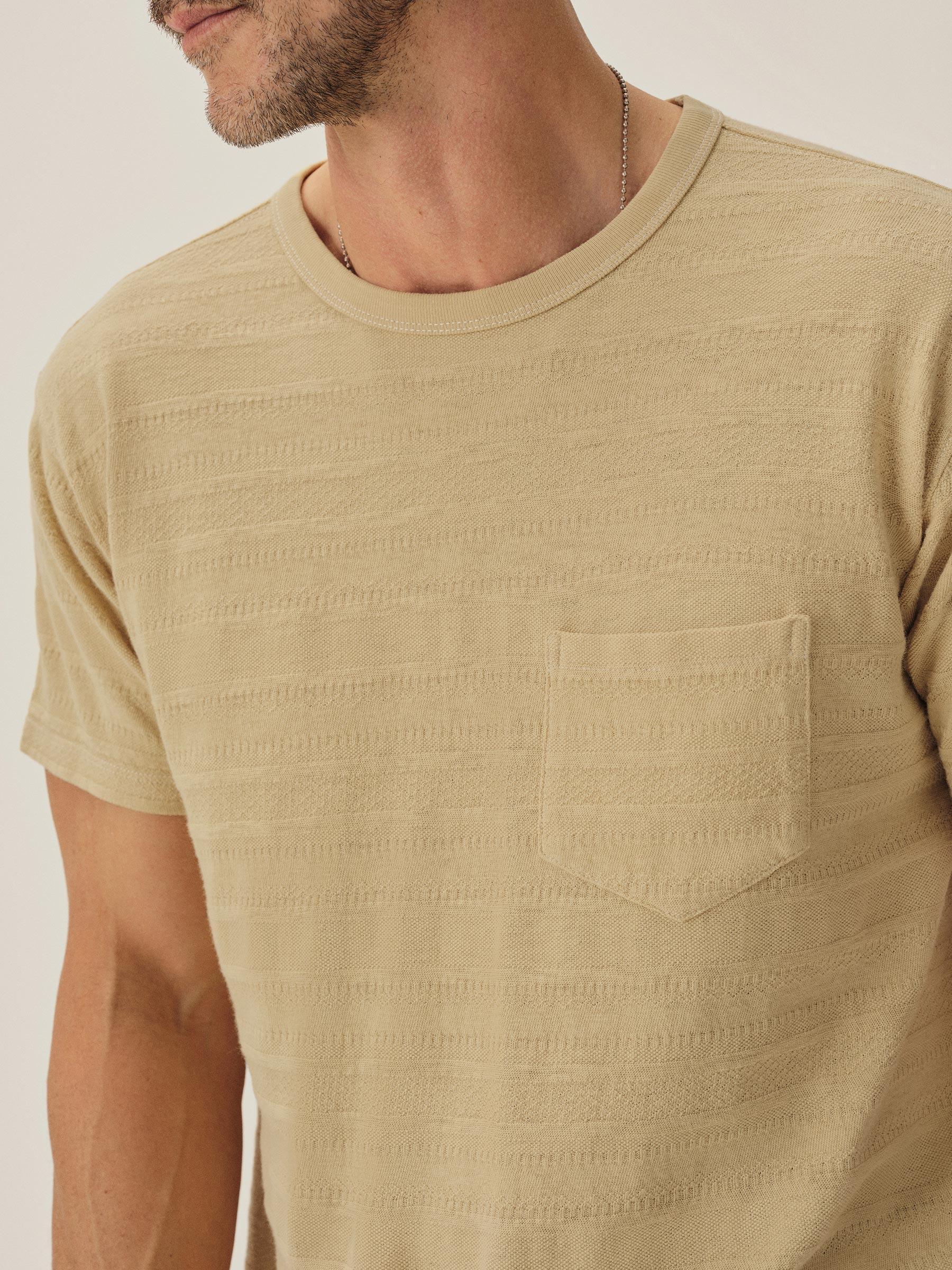 Barley Vintage Jacquard Pocket Tee Product Image
