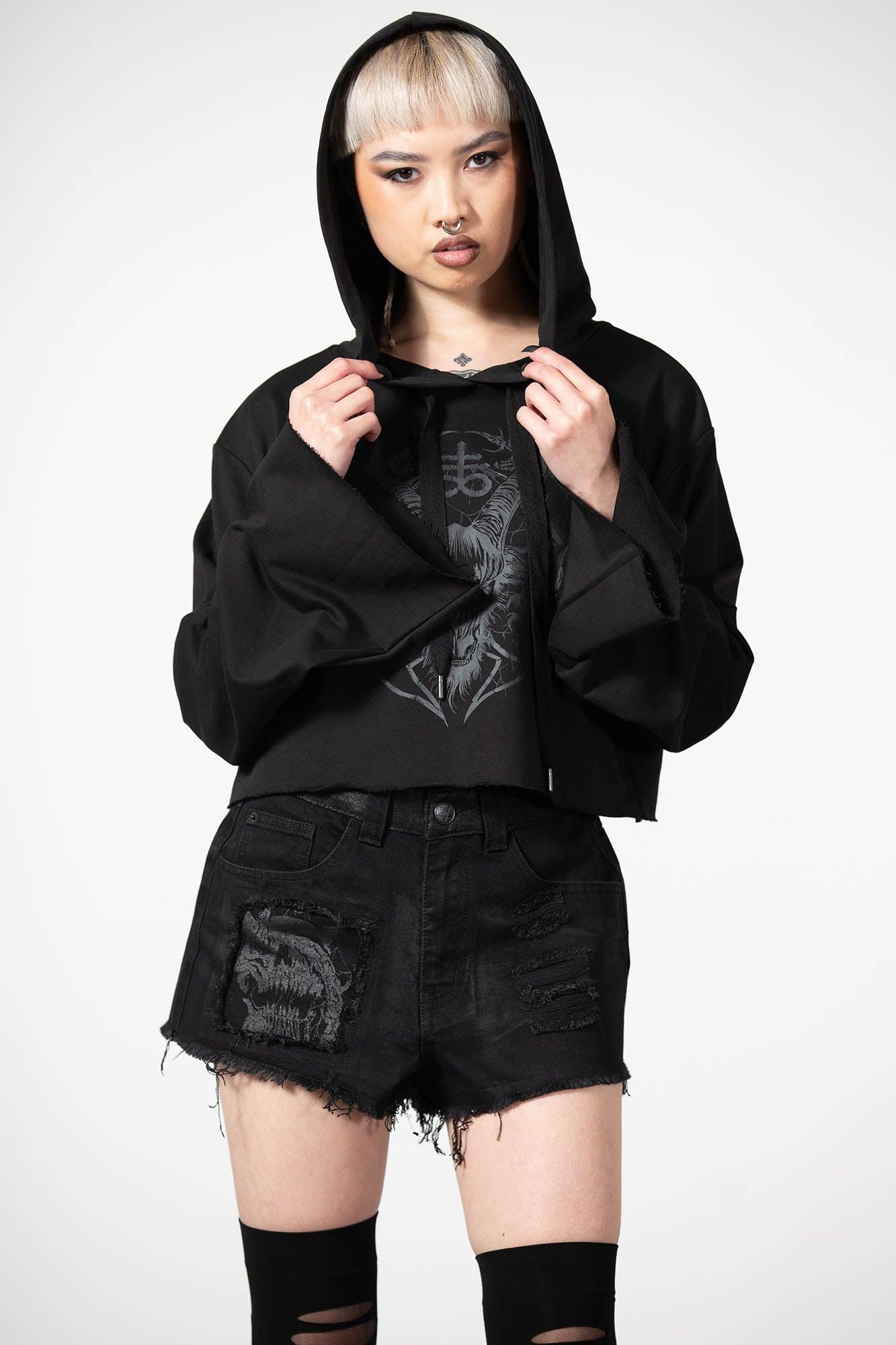 Lost It Cropped Hoodie - Resurrect Female Product Image