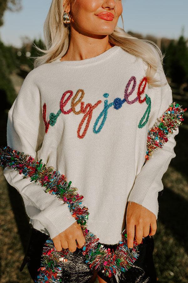 Holly Jolly Tinsel Sweater Product Image