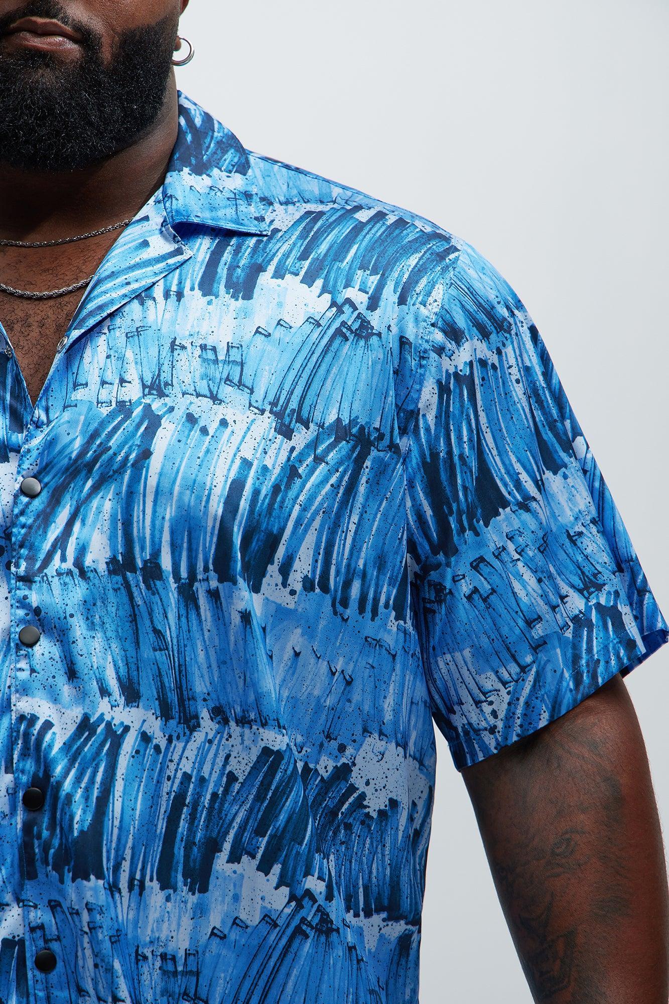 Calix Shirt - Blue/combo Product Image