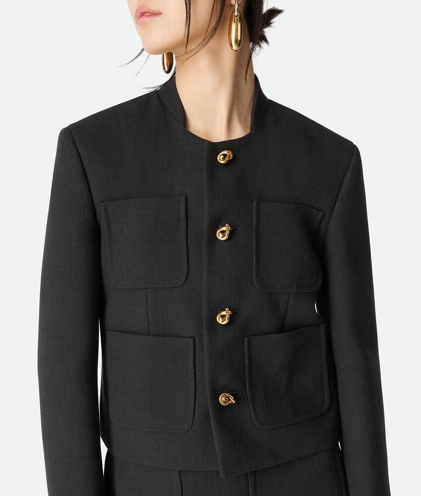 Women's Light Cotton Jacket in Anthracite Product Image