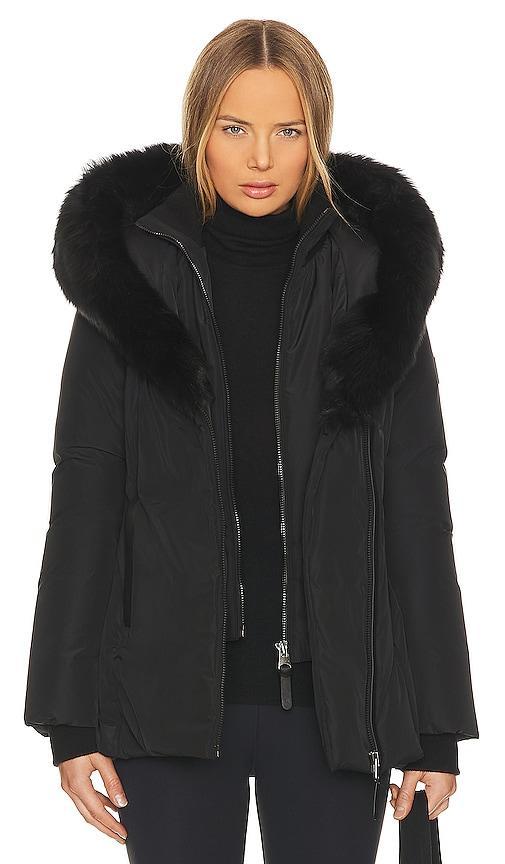 Womens Adali Shearling-Trimmed Down Coat Product Image