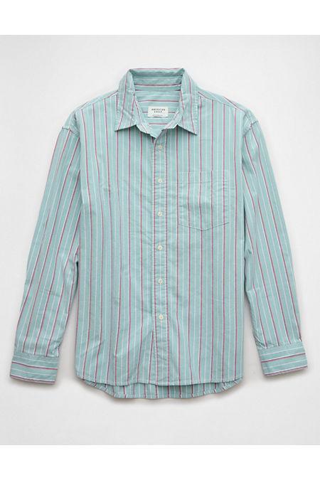 AE Everyday Relaxed Striped Oxford Button-Up Shirt Men's Product Image