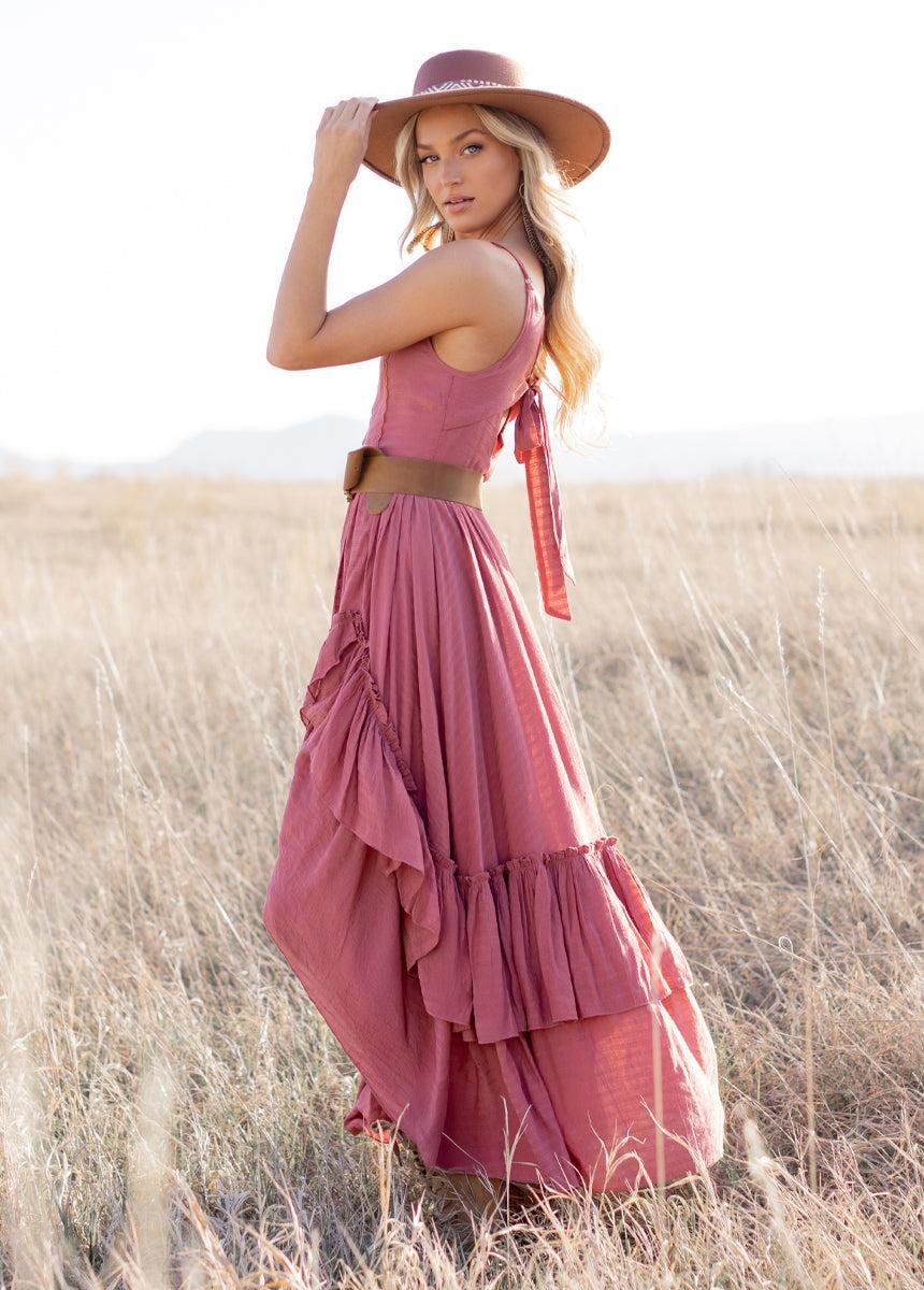 Everlie Dress in Clay Female Product Image