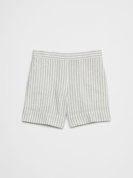 Linen-Blend Pull-On Short Product Image