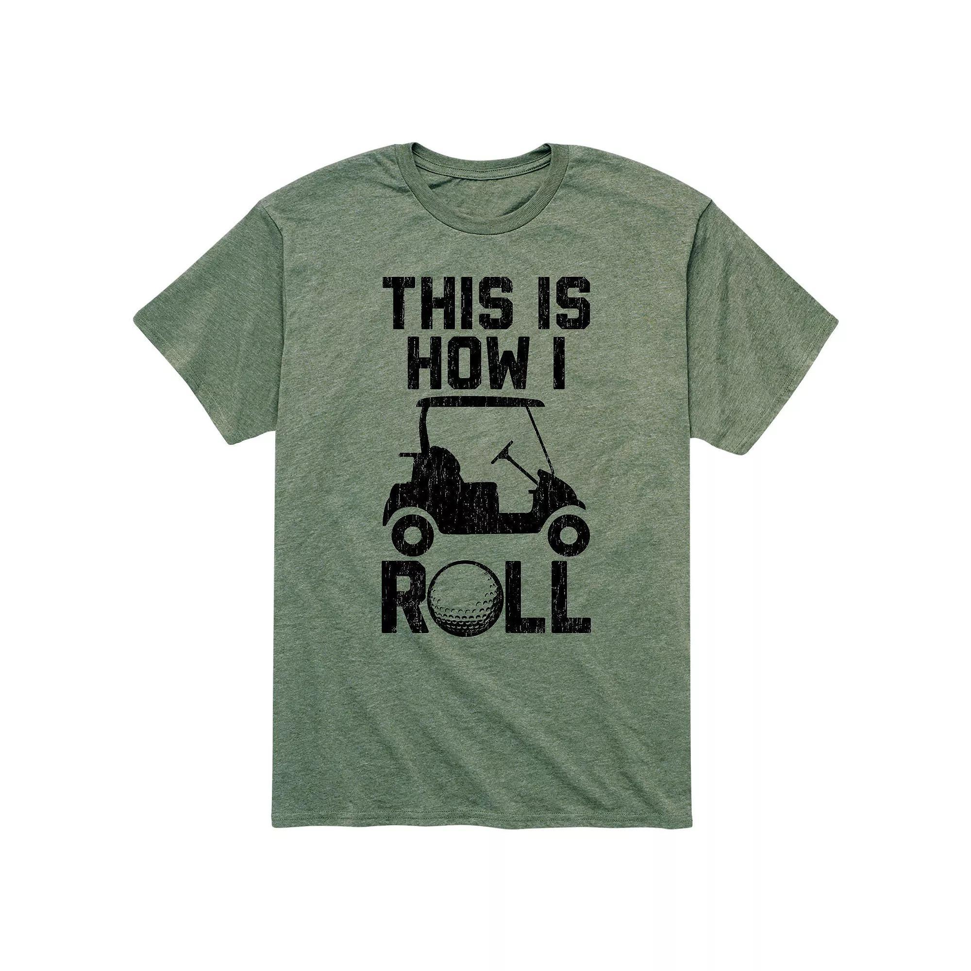Mens How I Roll Golf Tee Product Image