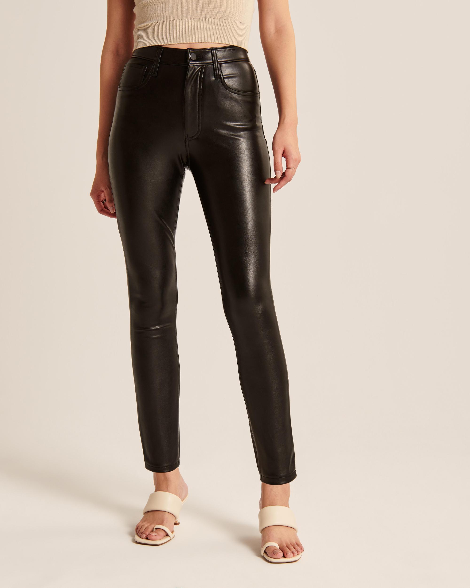 Vegan Leather Skinny Pant Product Image