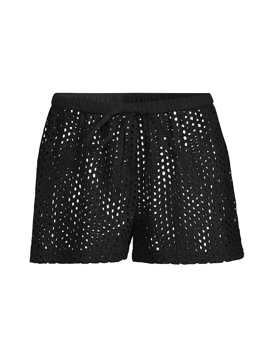 Womens Nancy Eyelet Shorts Product Image