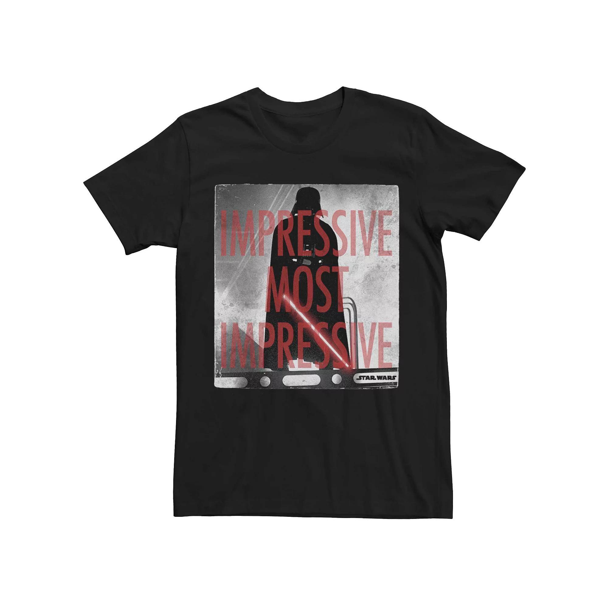 Men's Star Wars Darth Vader Impressive Tee, Size: Medium, Black Product Image