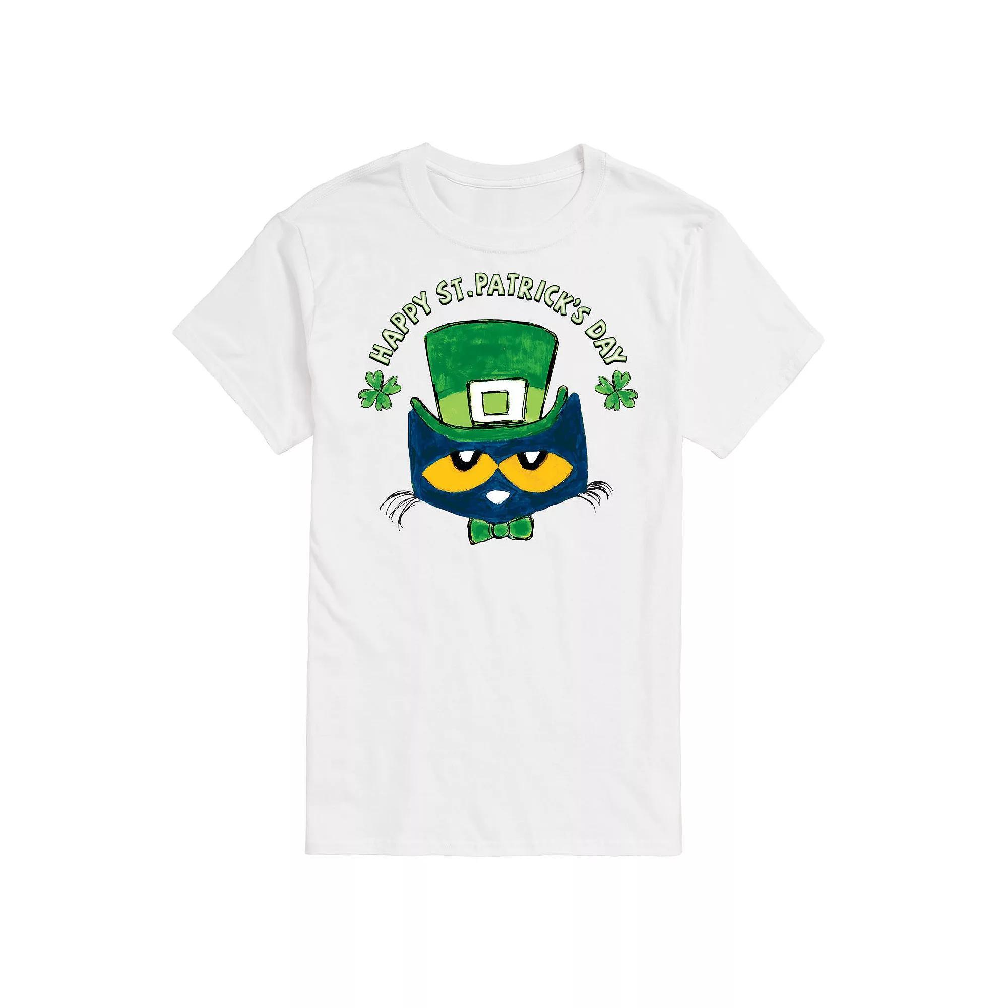 Big & Tall Pete The Cat Happy St Patricks Day, Mens Product Image