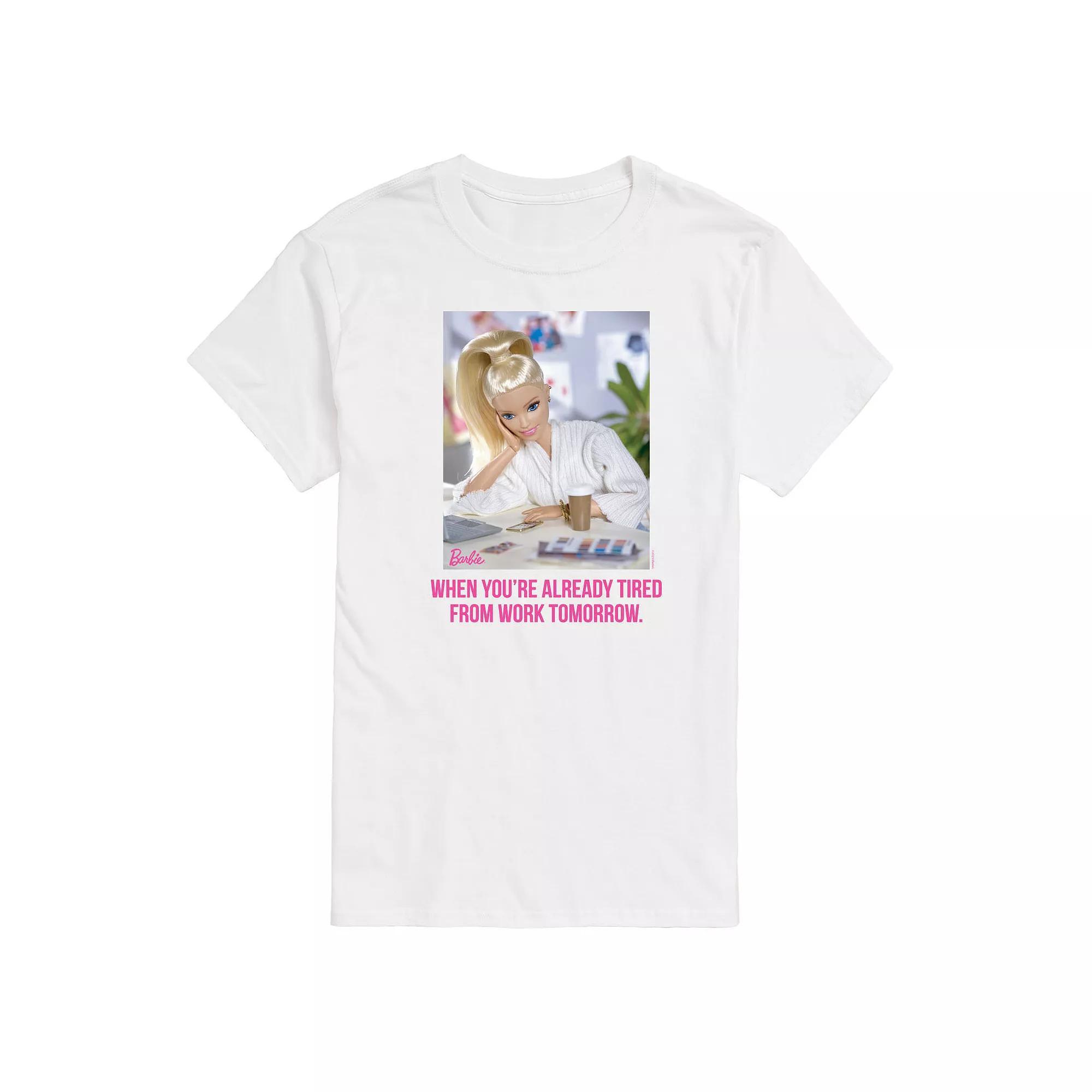 Mens Barbie Already Tired Work Tee Product Image