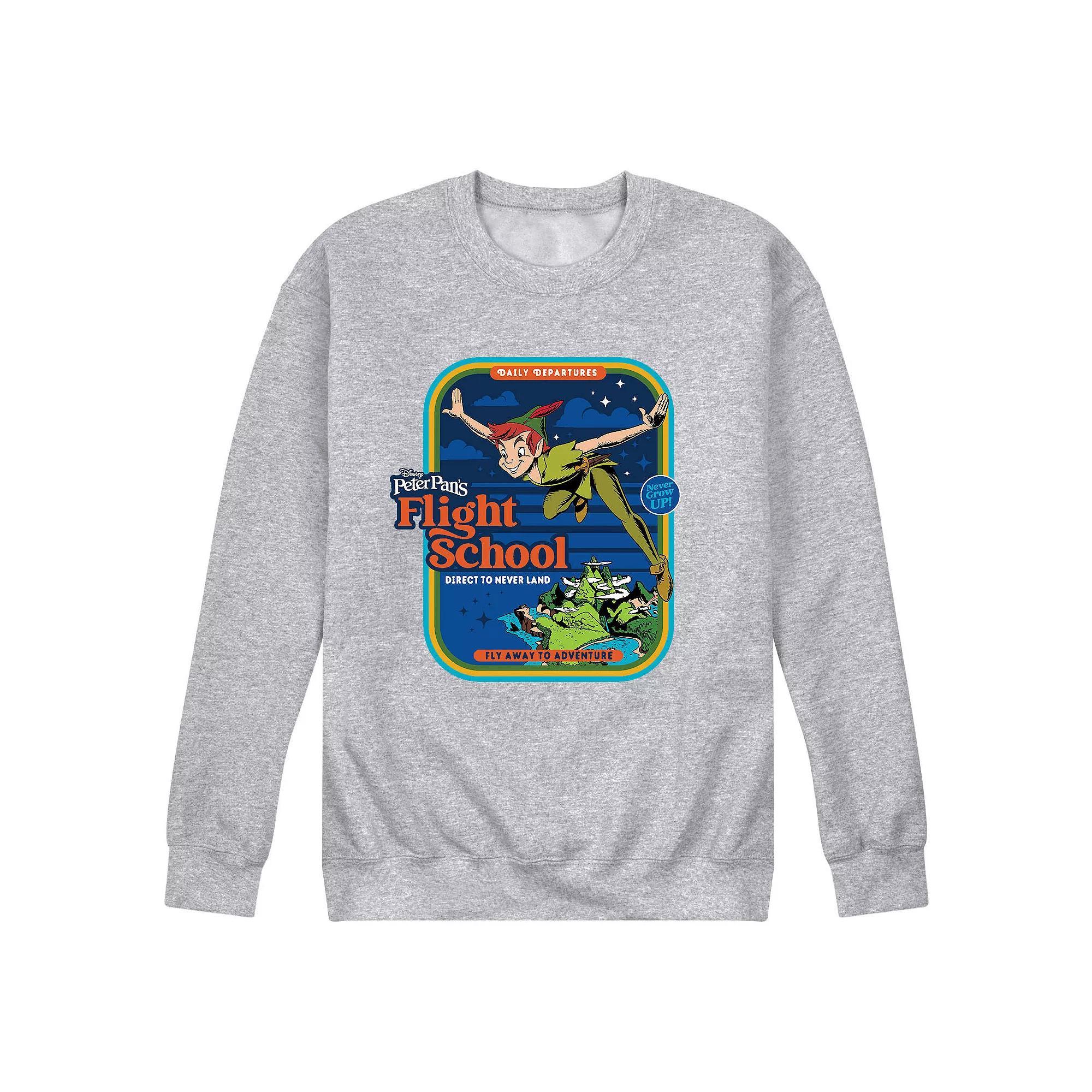 Disneys Peter Pan Mens Flight School Fleece Sweatshirt Product Image