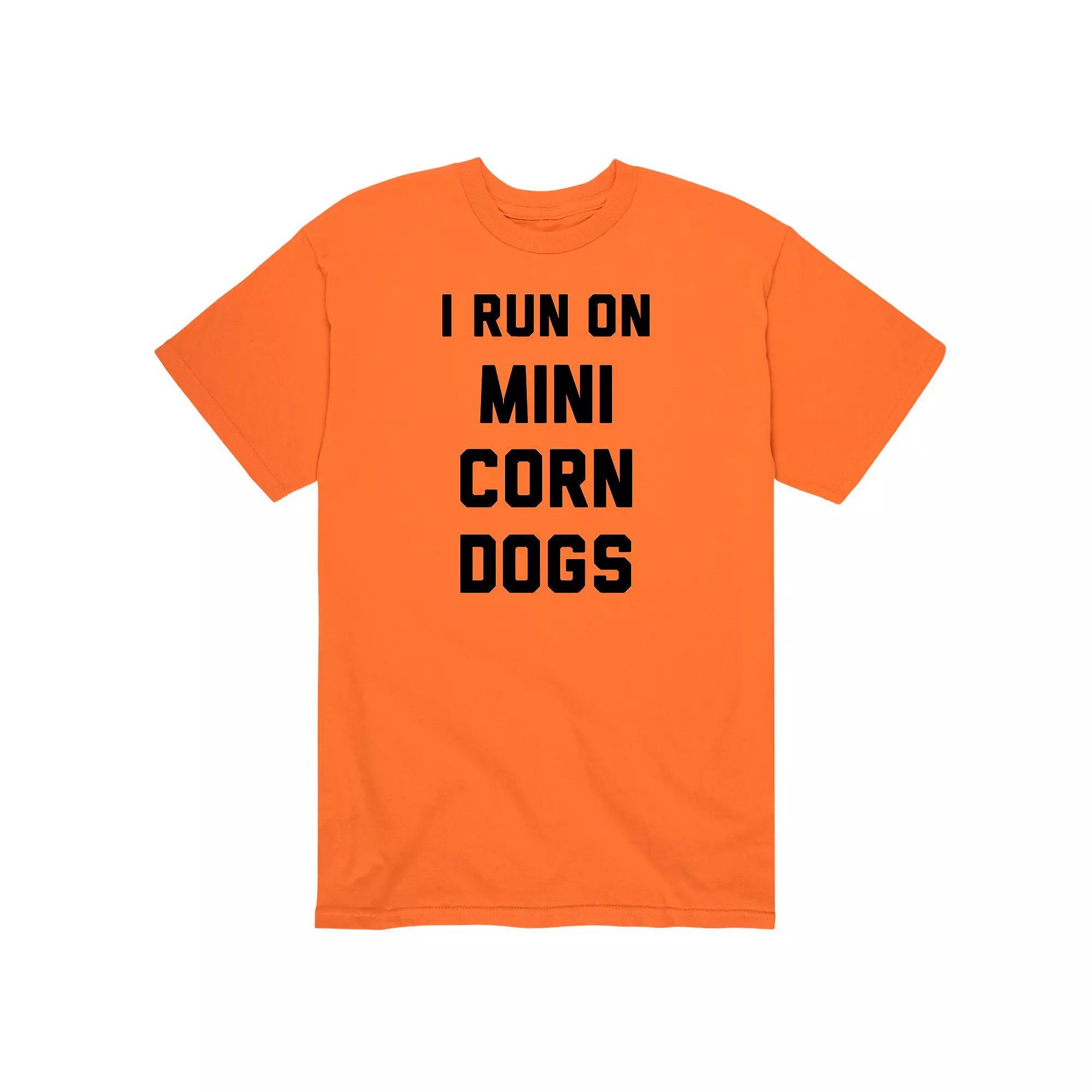 Mens Run On Mini Corn Dogs Tee Product Image