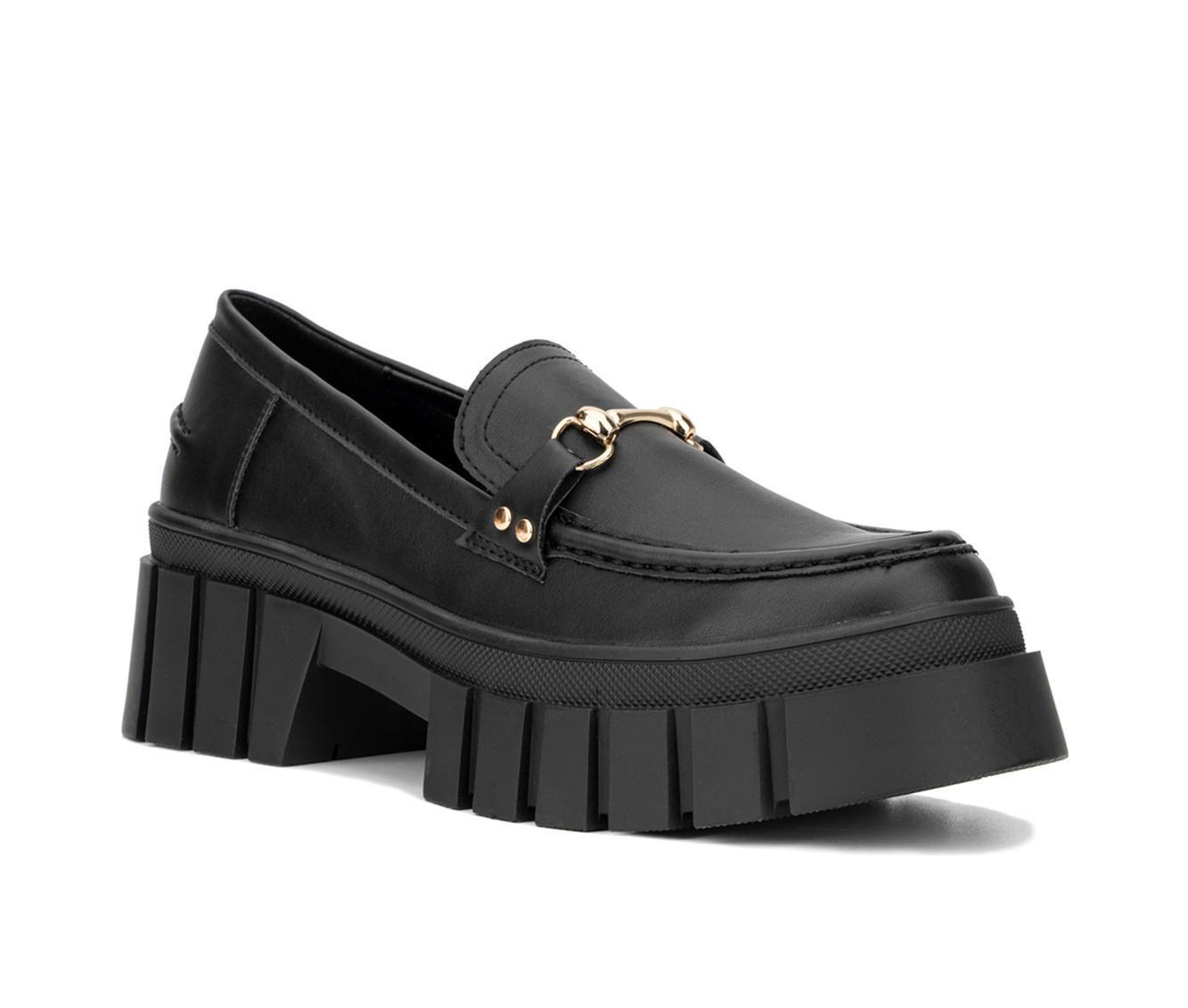 Women's New York and Company Seraphina Platform Loafers Product Image