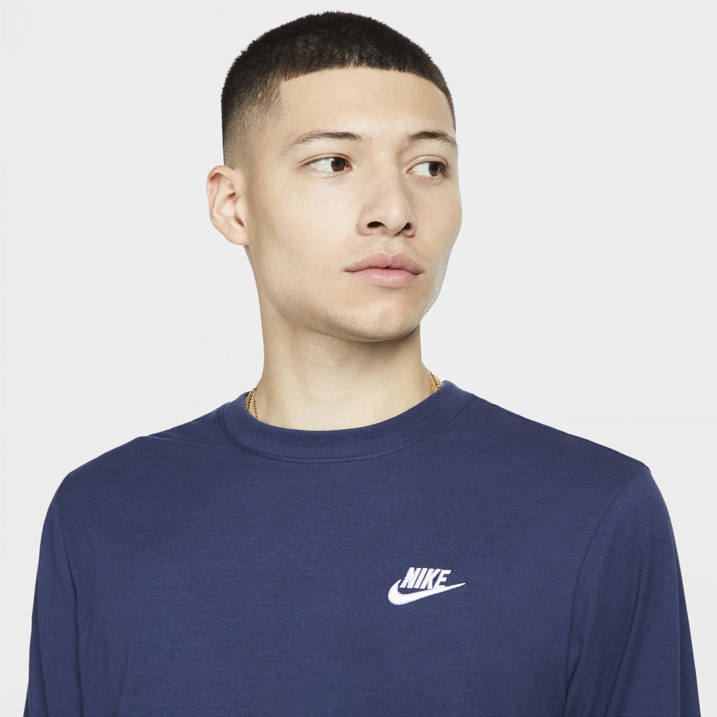Men's Nike Sportswear Club Long-Sleeve T-Shirt Product Image