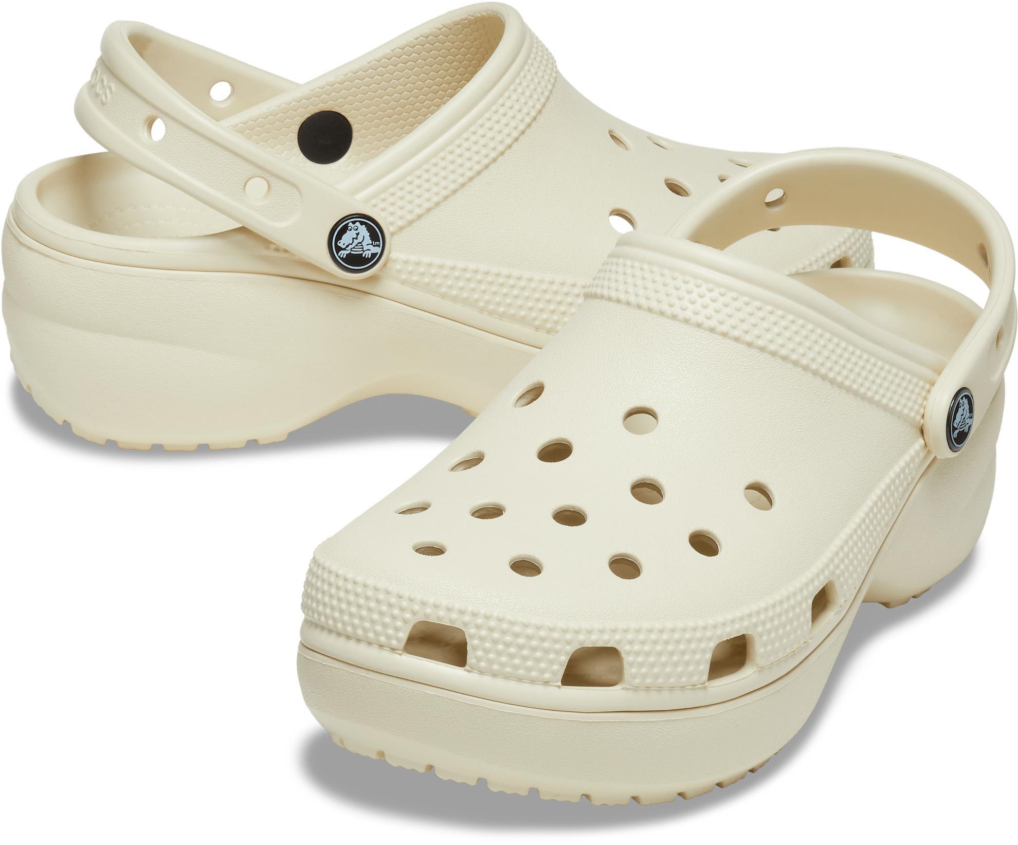 Crocs Classic Women's Platform Clogs, Size: 11, Black Product Image