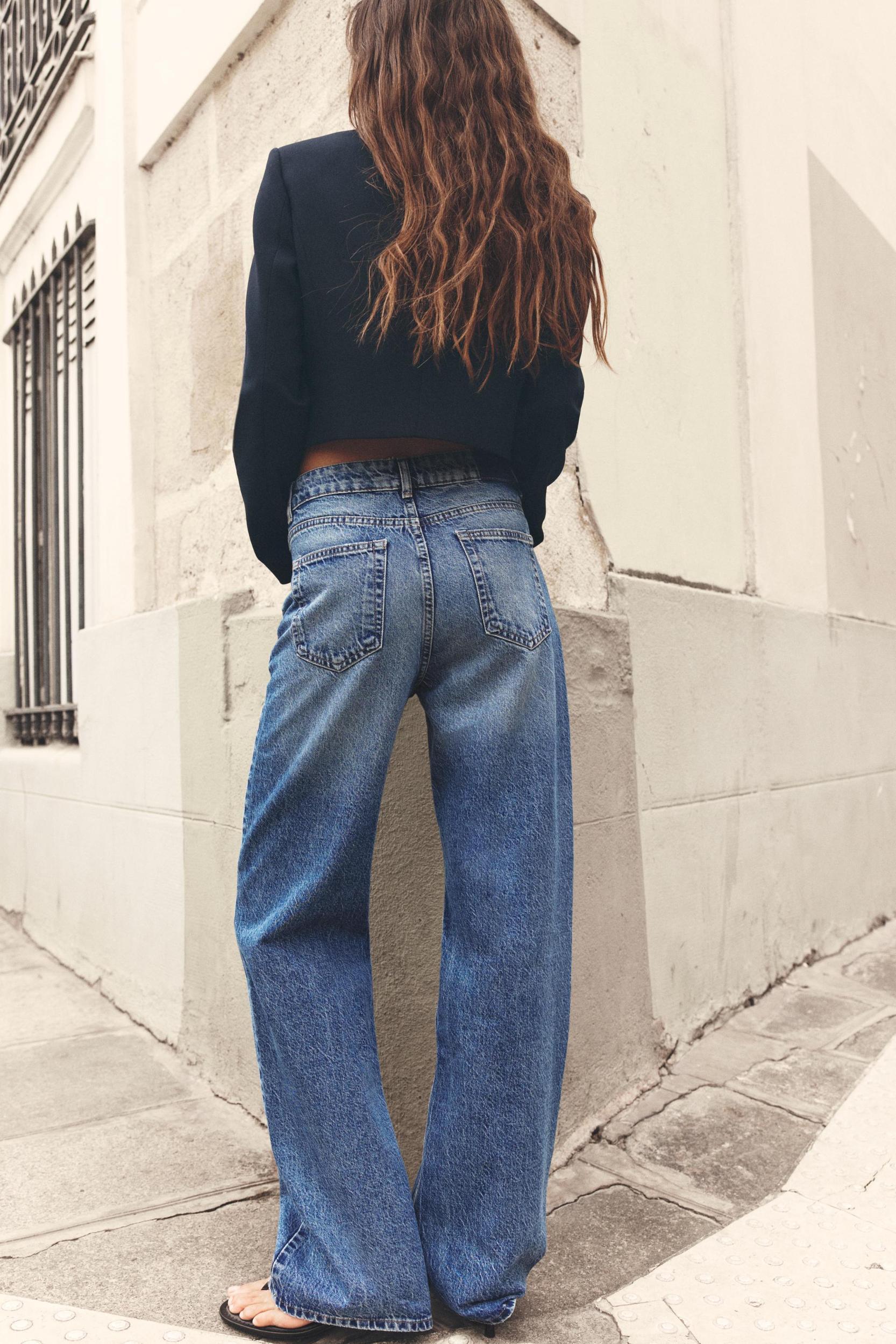 STRAIGHT LEG FULL LENGTH Z1975 JEANS WITH A HIGH WAIST Product Image