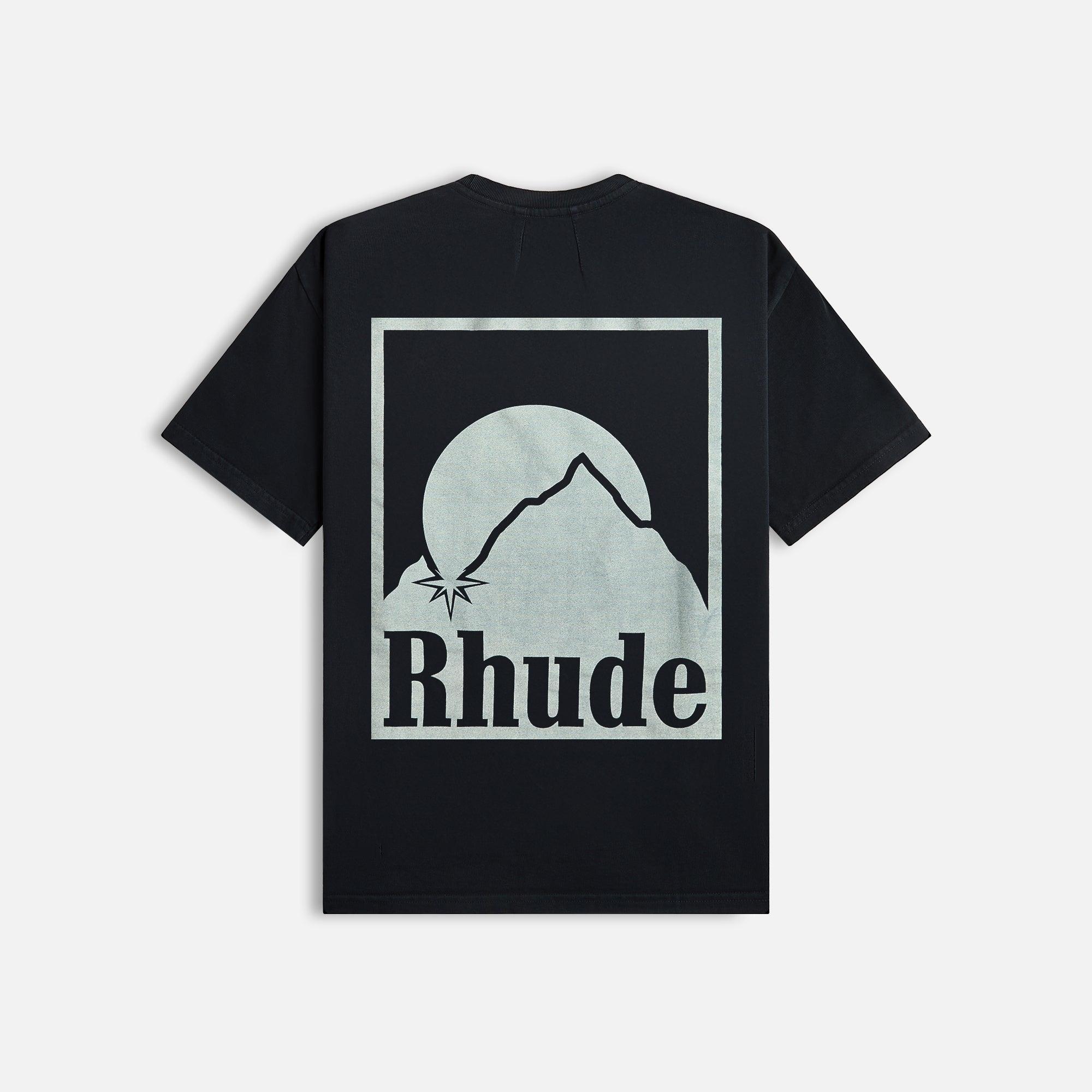 Rhude Moonlight Badge Tee - Vintage Black Male Product Image
